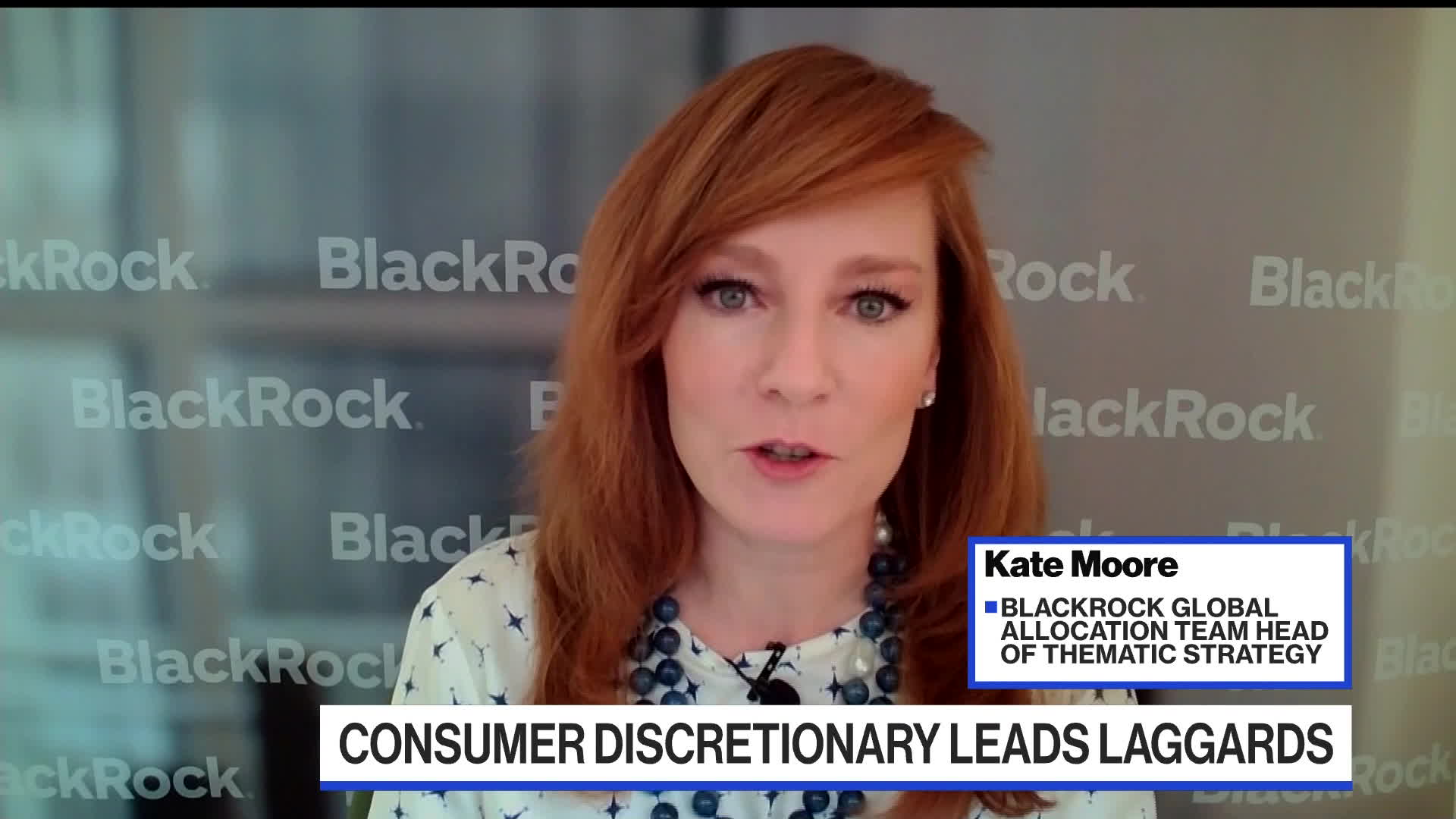 Kate Moore, BlackRock's head of thematic strategy for global allocation, sees a lack of conviction from investors in the current market environment. She speaks with Jonathan Ferro on “Bloomberg The Open.”Source: Bloomberg
