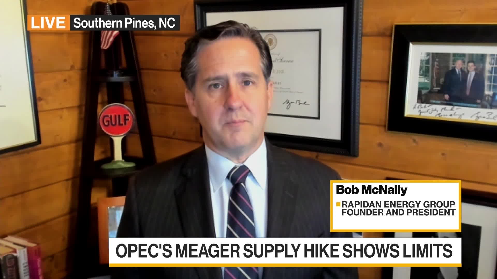 WATCH: Bob McNally, Founder and President of Rapidan Energy Group, discusses the outlook for oil.Source: Bloomberg