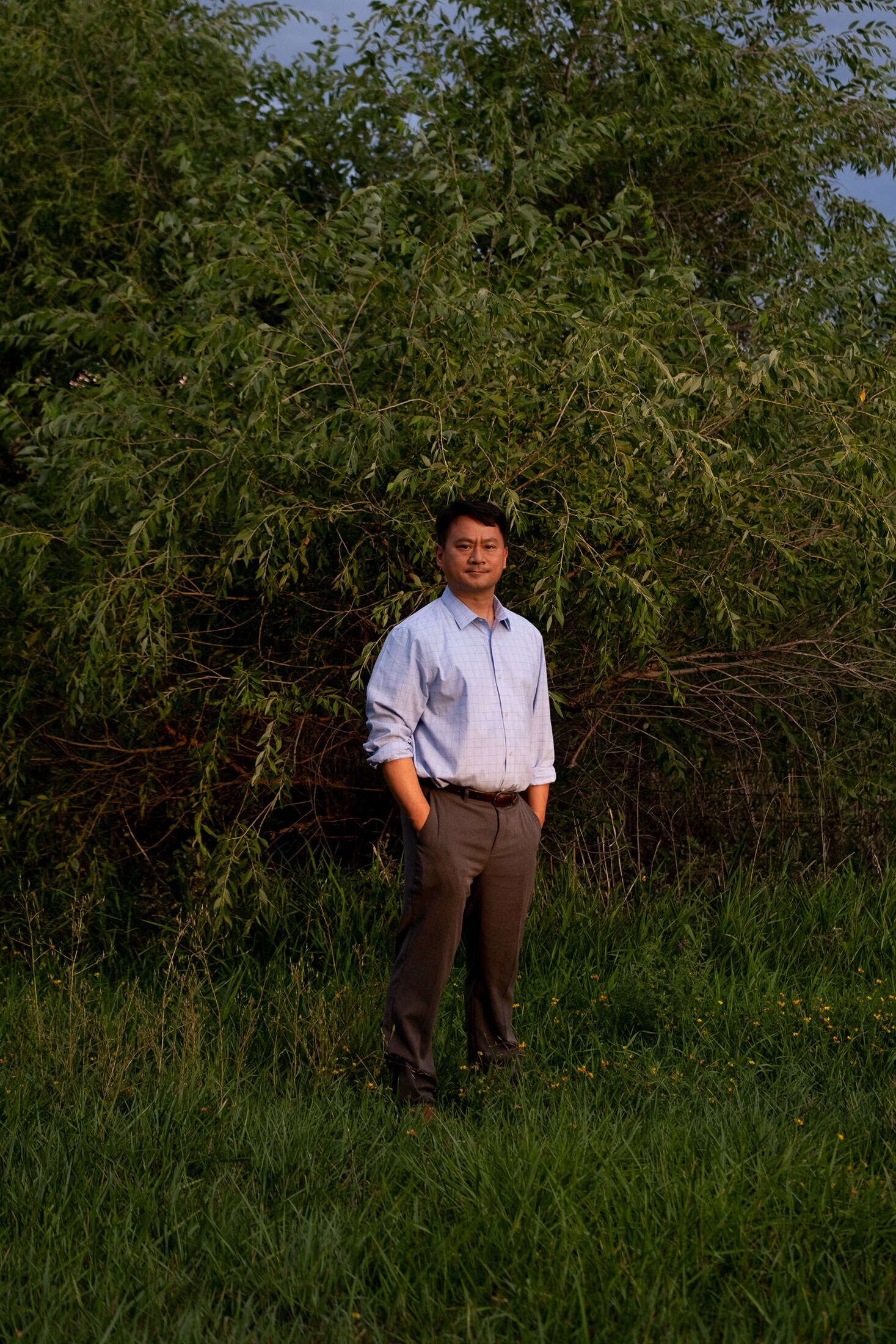 Former Exxon mechanical engineer Dar-Lon Chang in Arvada, Colo.Photographer: Eli Imadali for Bloomberg Businessweek