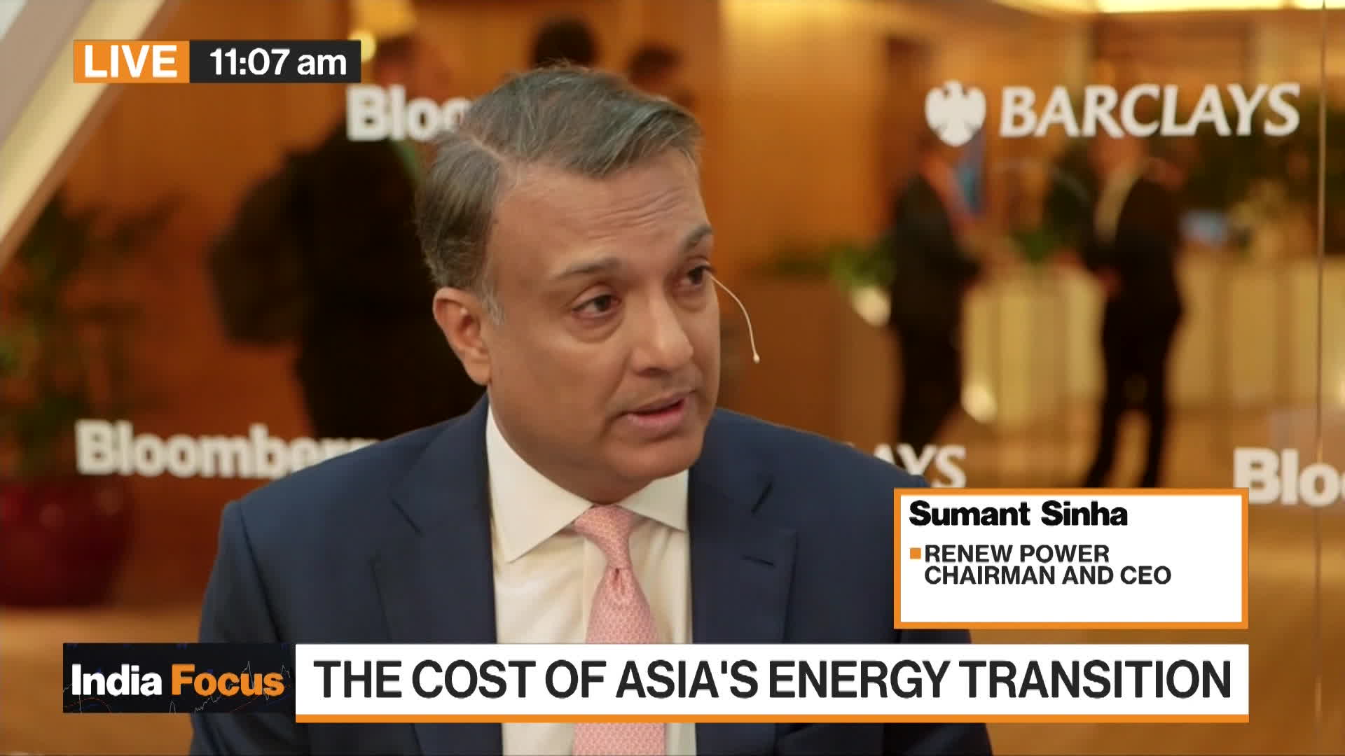 WATCH: Sumant Sinha, Chairman and CEO of ReNew Power, discusses the company's business strategy and outlook for renewable energy.Source: Bloomberg