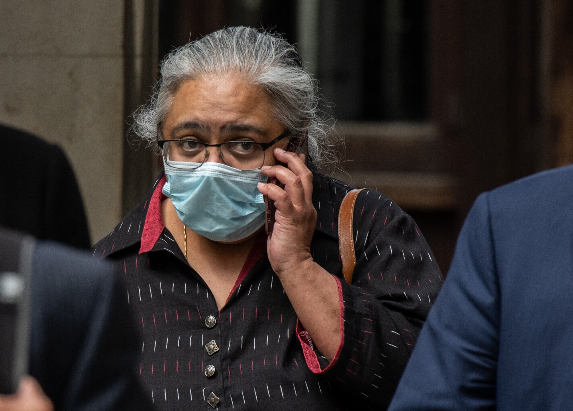 Vinoo Hinduja outside the Royal Courts of Justice in London, in August.Photographer: Chris J. Ratcliffe/Bloomberg