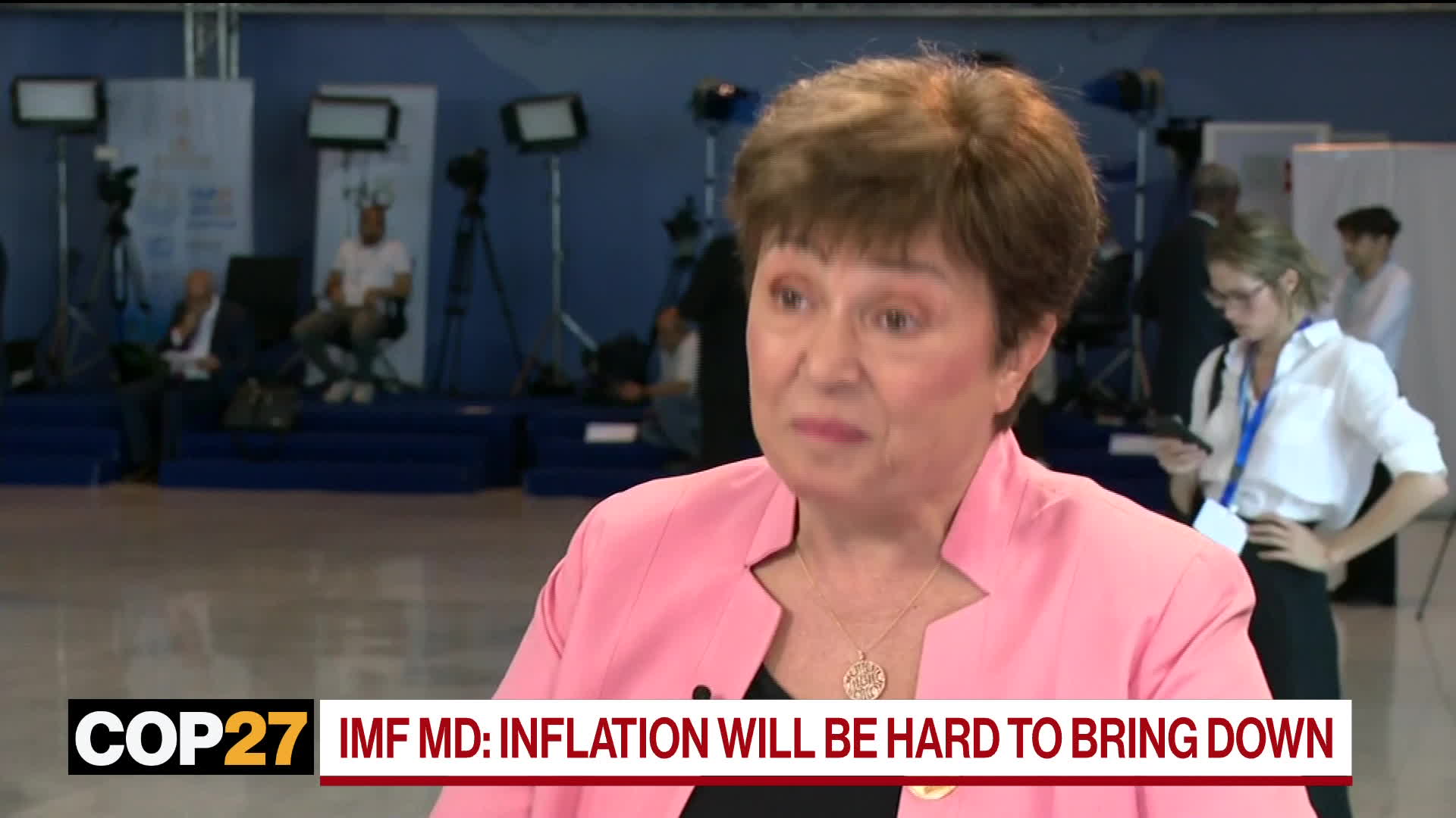 WATCH: “It is very possible that we are peaking,” Georgieva tells Bloomberg.Source: Bloomberg