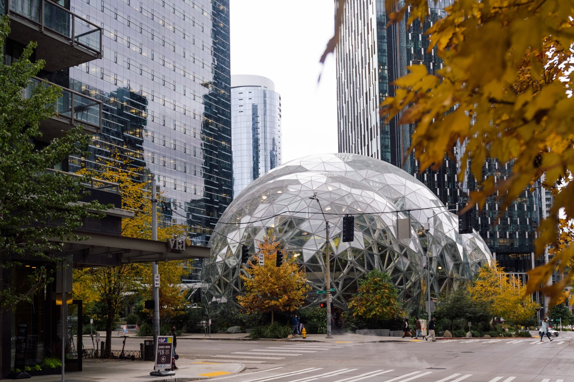 Amazon's Seattle headquarters.Source: Bloomberg