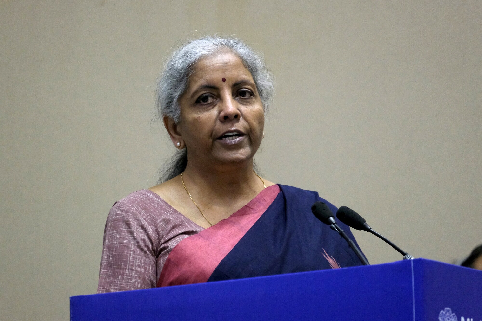 Nirmala SitharamanPhotographer: T. Narayan/Bloomberg
