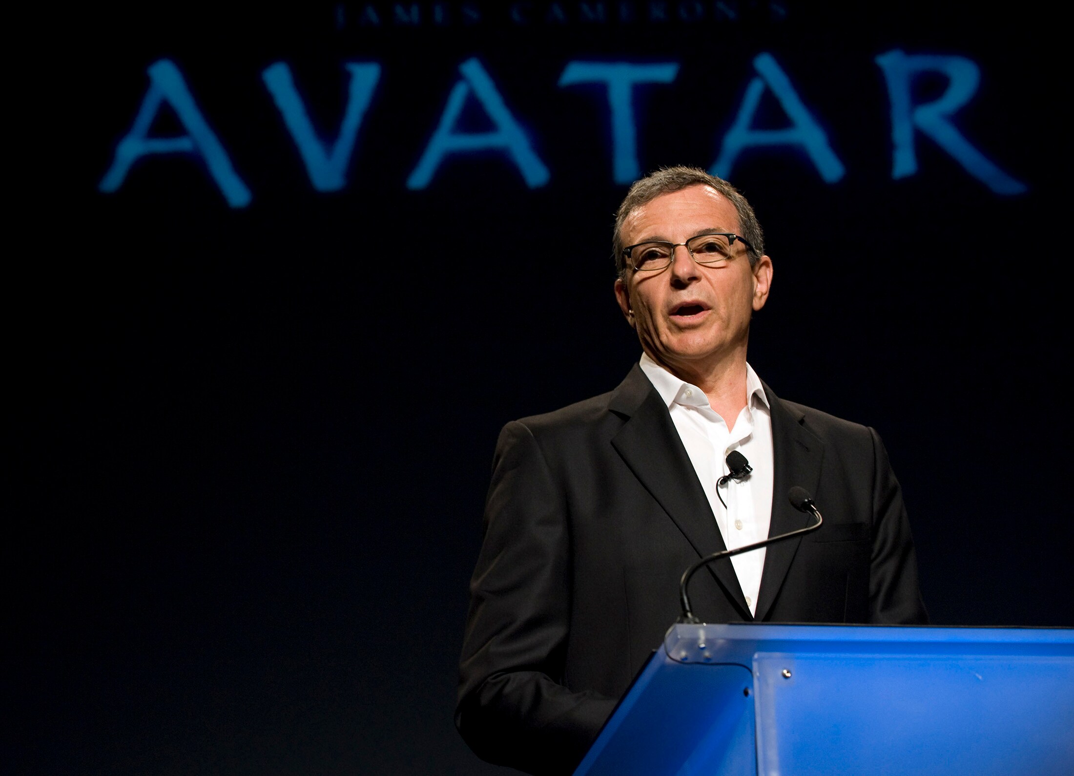 Iger in 2011 announcing plans for an -themed area at Disney's Animal Kingdom park in Orlando.Photographer: Joshua Sudock/Getty Images/MediaNews Group RM
