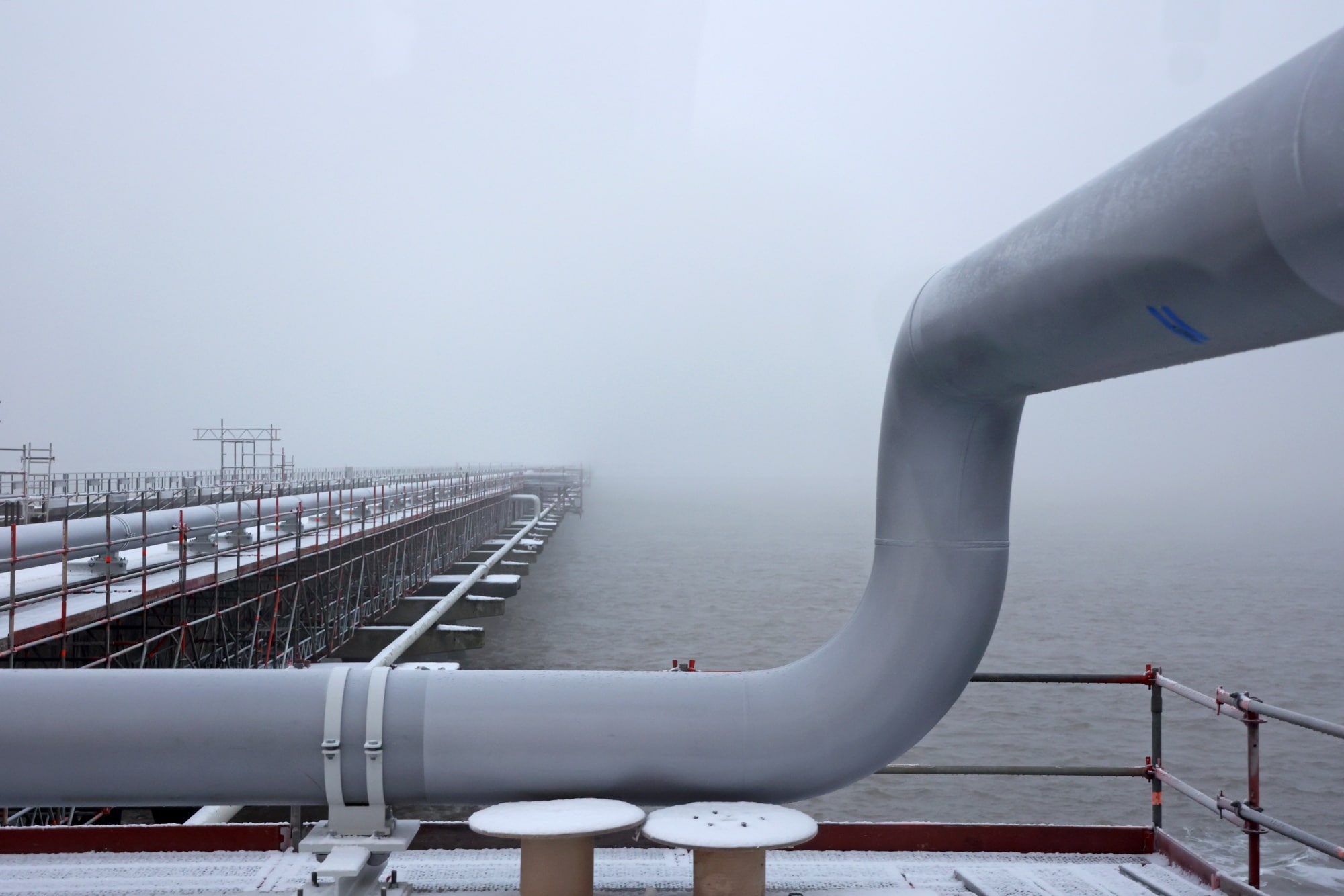 The Wilhelmshaven LNG Terminal in Germany.Photographer: Liesa Johannssen/Bloomberg