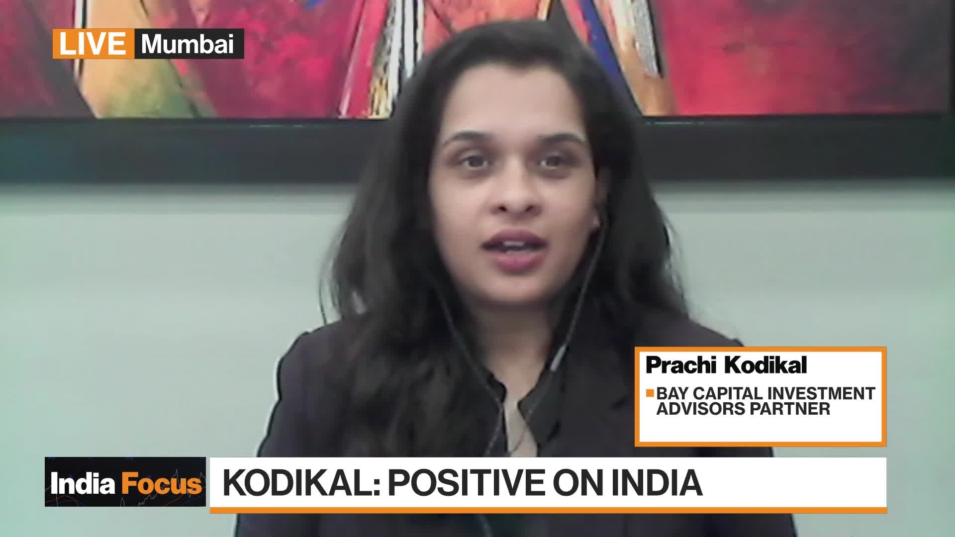 Bay Capital Investment Advisors Partner Prachi Kodikal says she continues to be positive on India. She speaks with Yvonne Man and David Ingles on “Bloomberg Markets Asia”.Source: Bloomberg