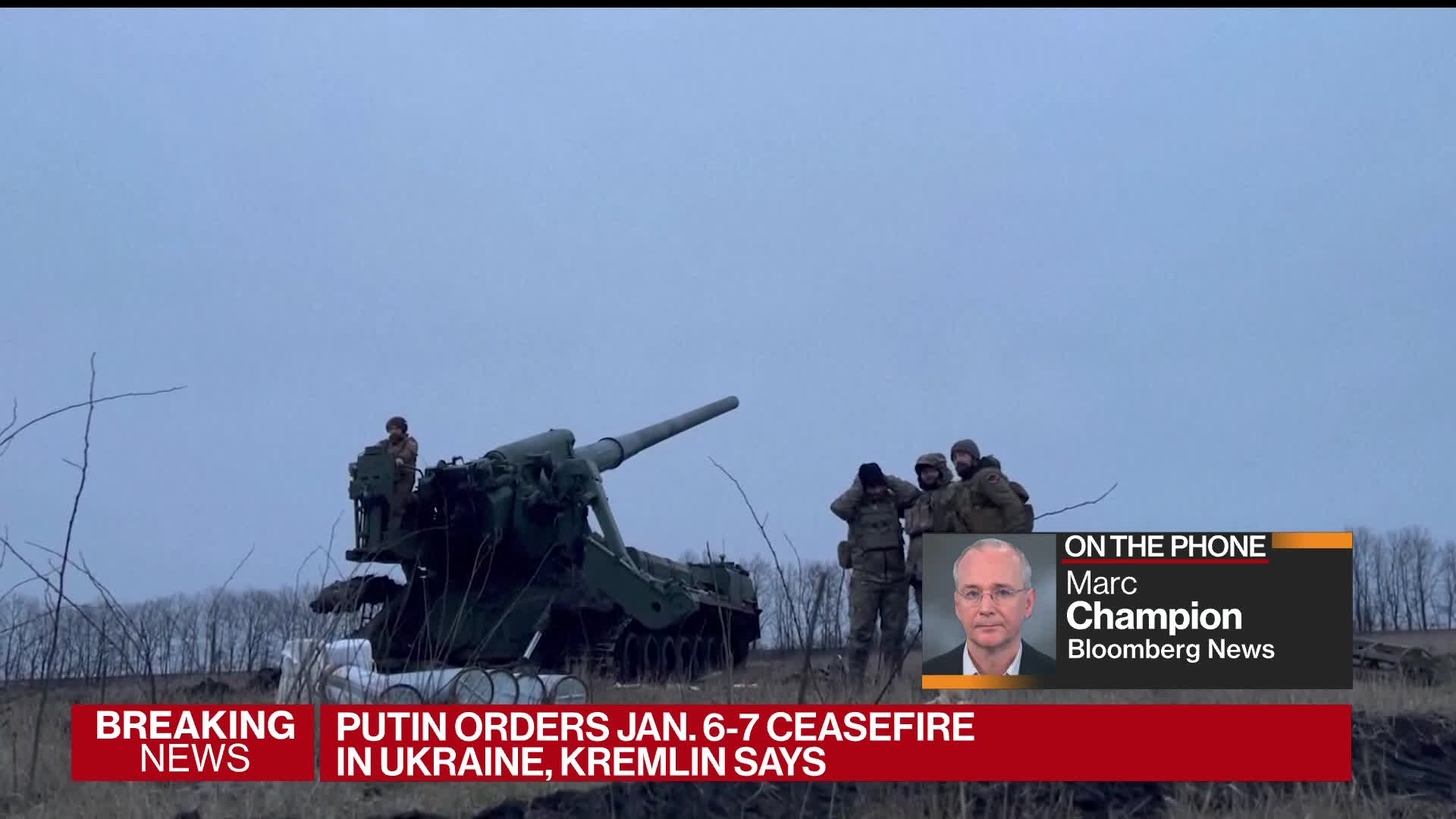 Watch: Putin orders a cease-fire in Ukraine.Source: Bloomberg