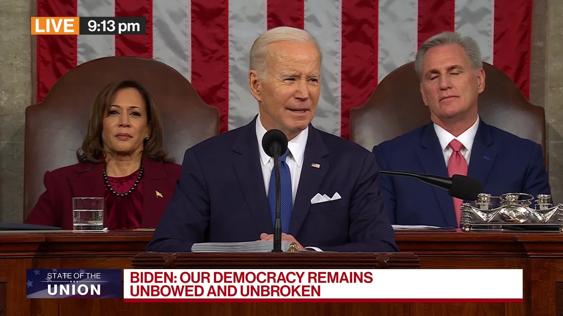 WATCH: President Joe Biden says “to my Republican friends, if we could work together in the last Congress, there is no reason we can't work together in this new Congress.” Source: Bloomberg