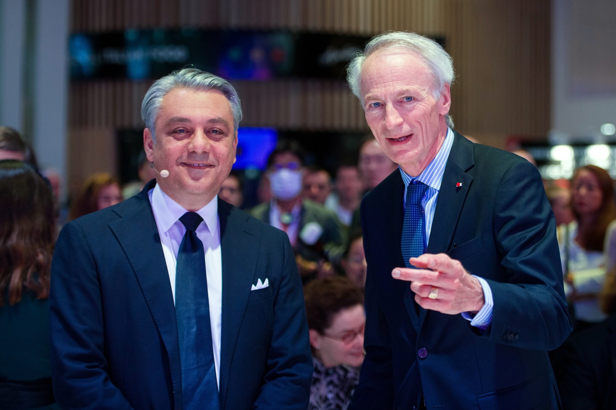Renault CEO Luca de Meo, left, and Renault Chairman Jean-Dominique SenardSource: Bloomberg