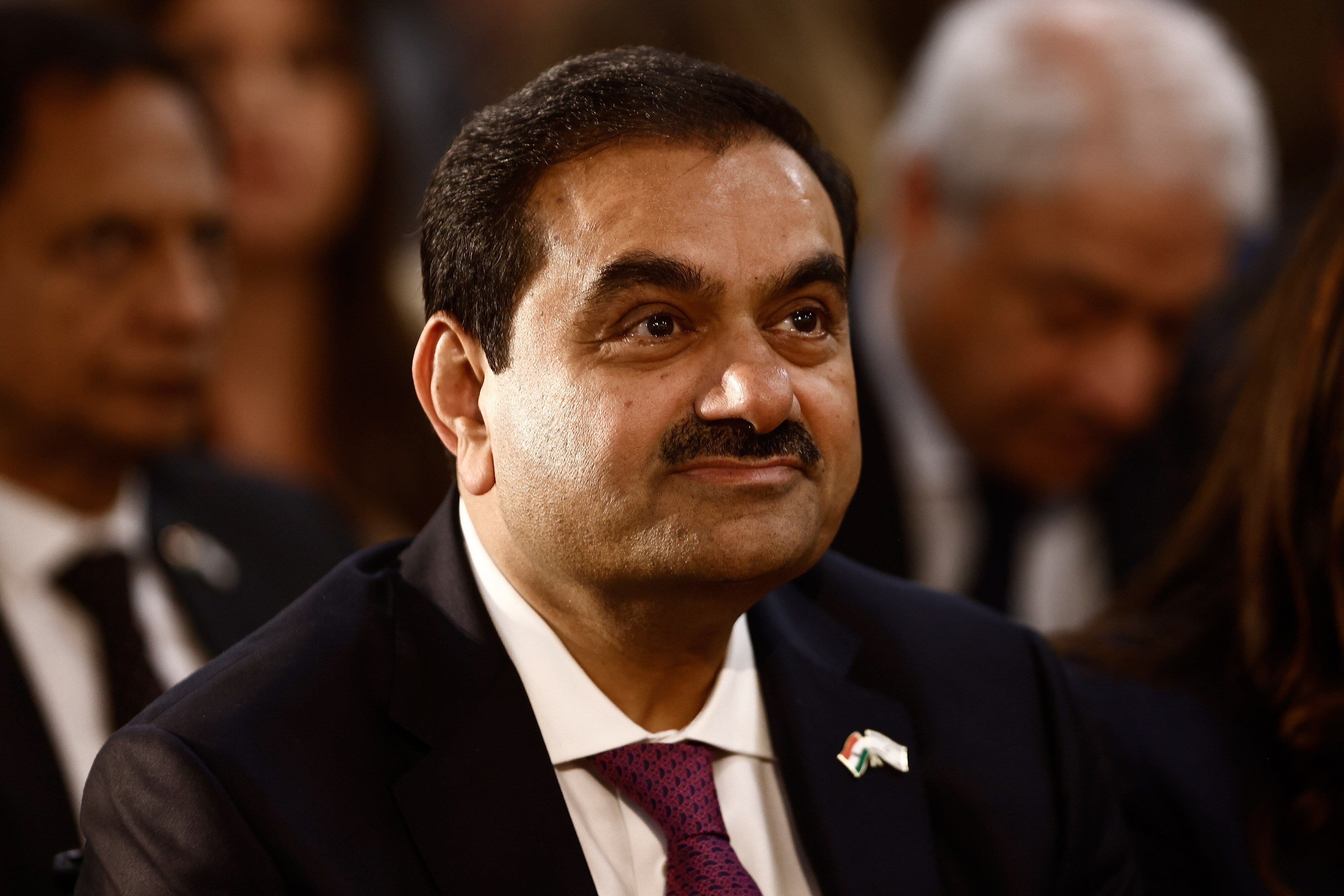 Gautam Adani, billionaire and chairman of Adani Group, during an event at the Port of Haifa in Haifa, Israel, on Tuesday, Jan. 31, 2023. Adani, the Indian billionaire whose business empire was rocked by allegations of fraud by short seller Hindenburg Research, said his company will make more investments in Israel.Photographer: Kobi Wolf/Bloomberg