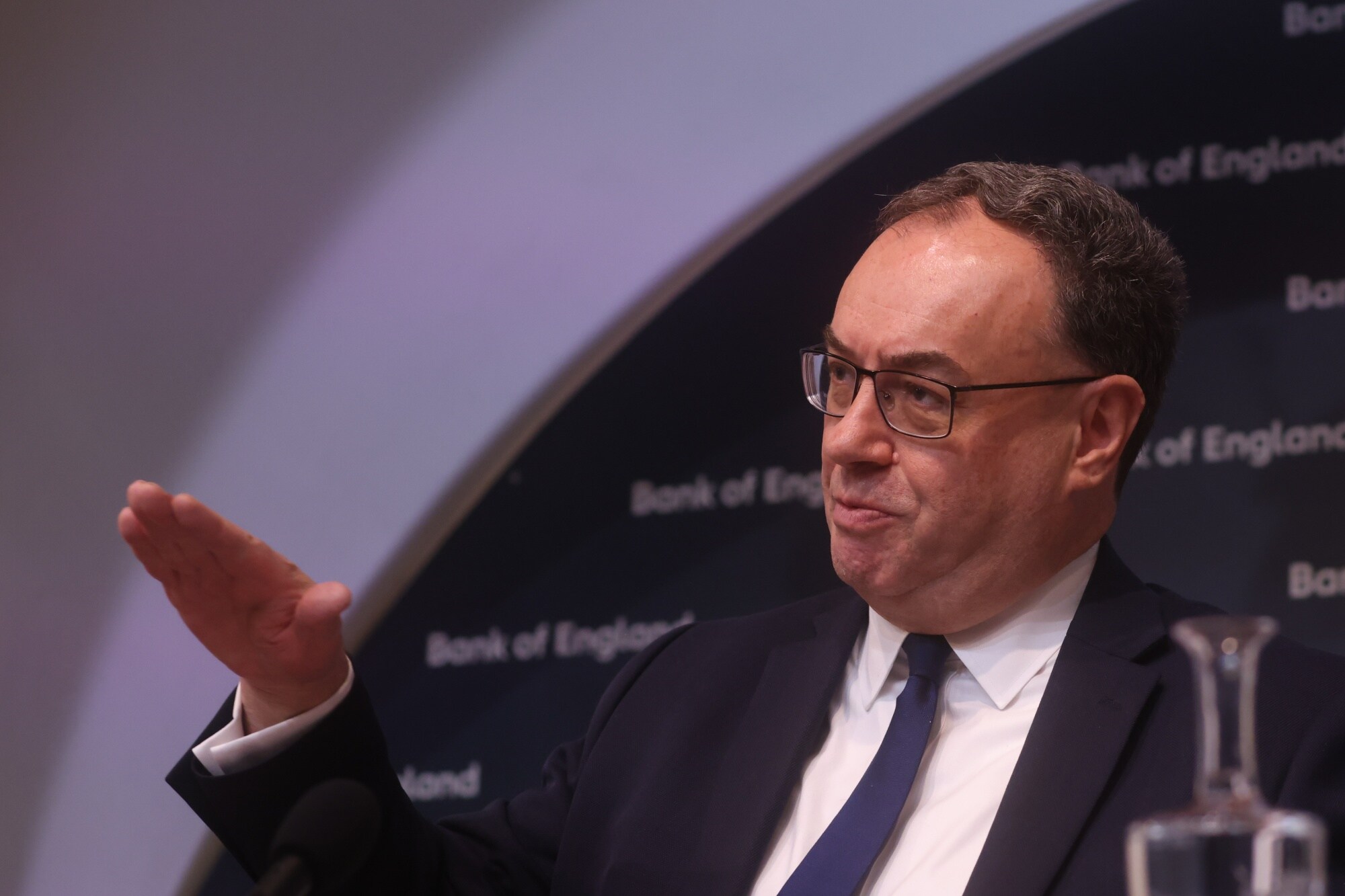 Andrew BaileyPhotographer: Chris Ratcliffe/Bloomberg