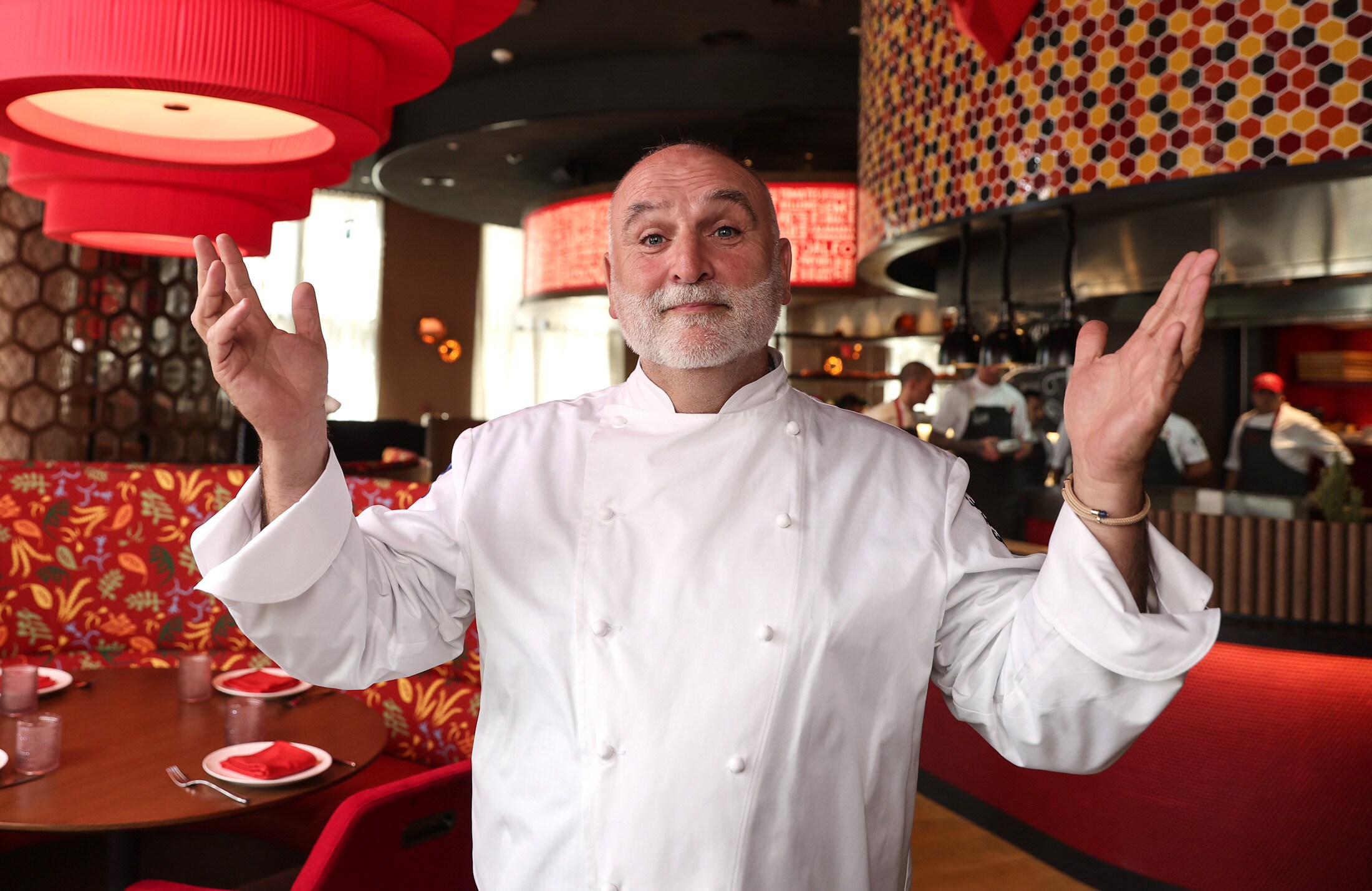 Chef José Andrés at the restaurant JaleoPhotographer: Francois Nel/Getty Images Europe