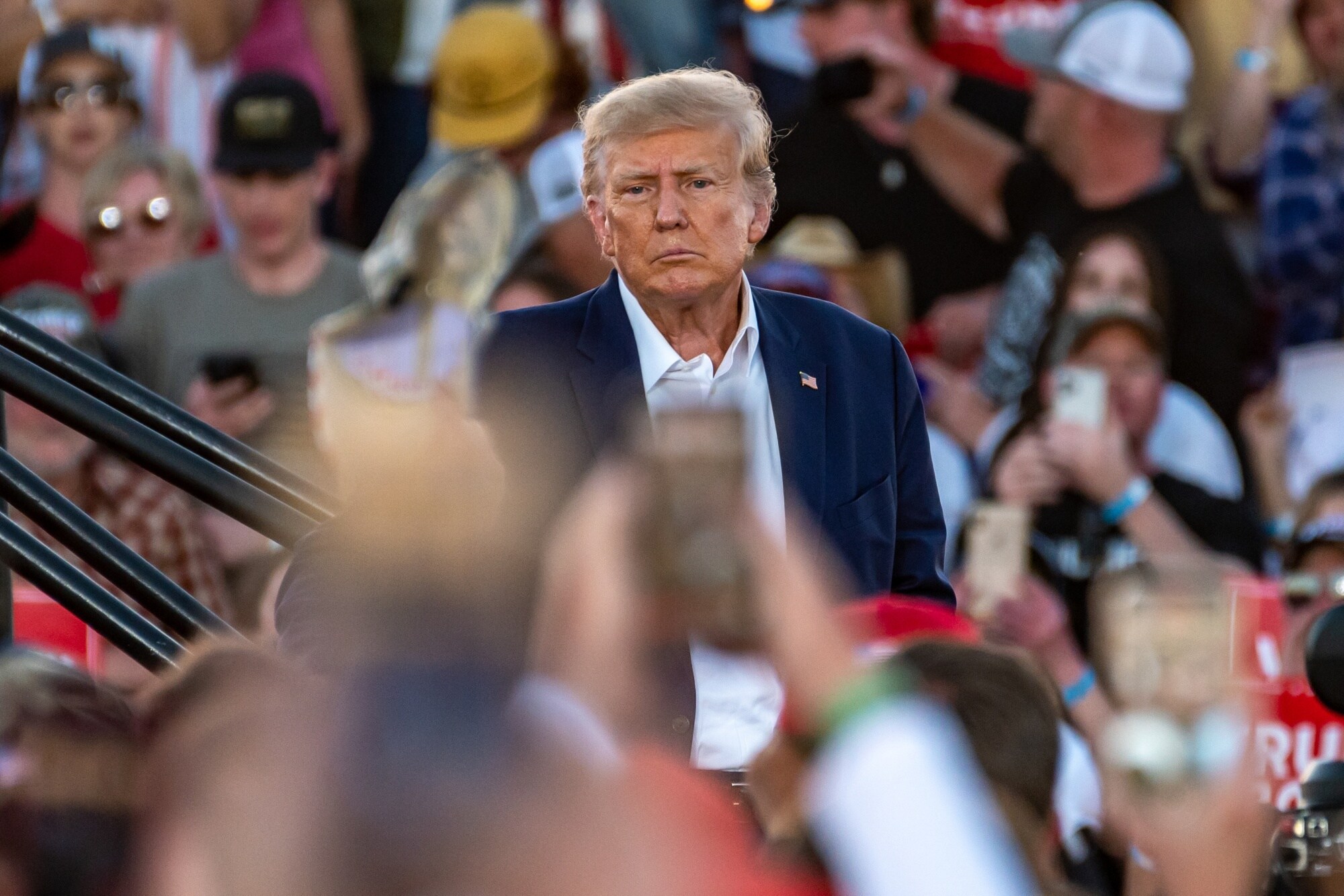 Former President Donald TrumpPhotographer: Sergio Flores/Bloomberg