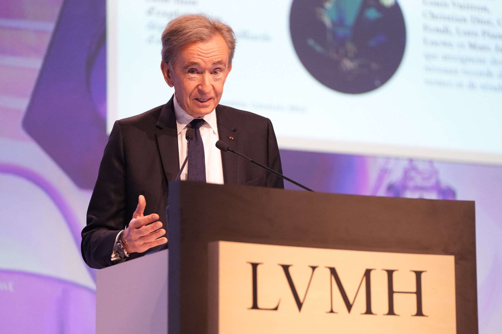 Bernard Arnault Photographer: Nathan Laine/Bloomberg