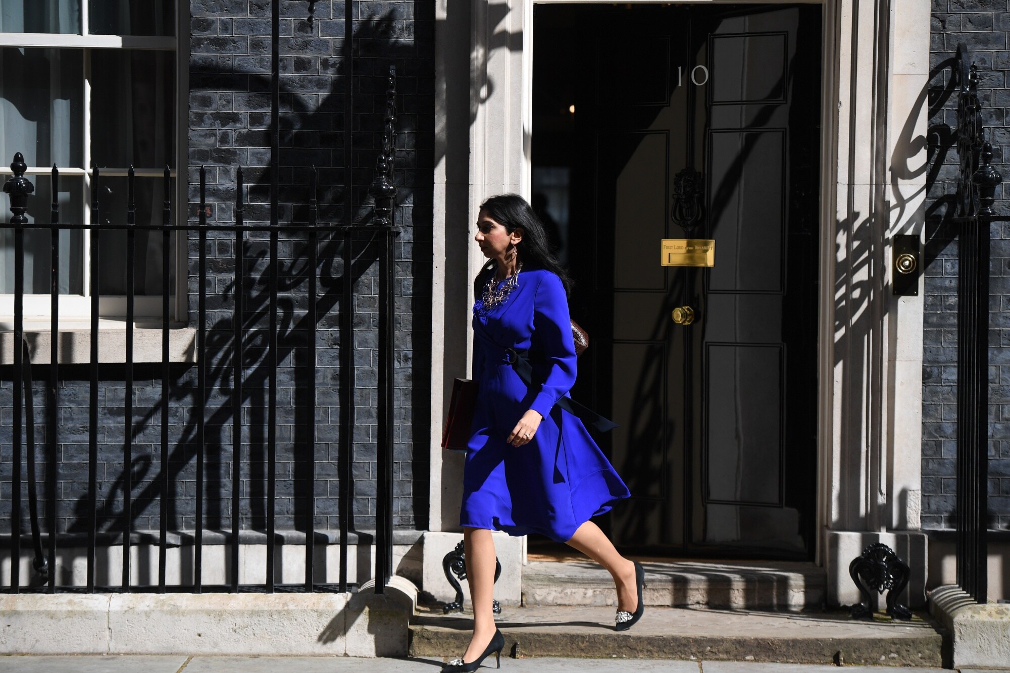 UK Home Secretary Suella BravermanPhotographer: Chris J. Ratcliffe/Bloomberg