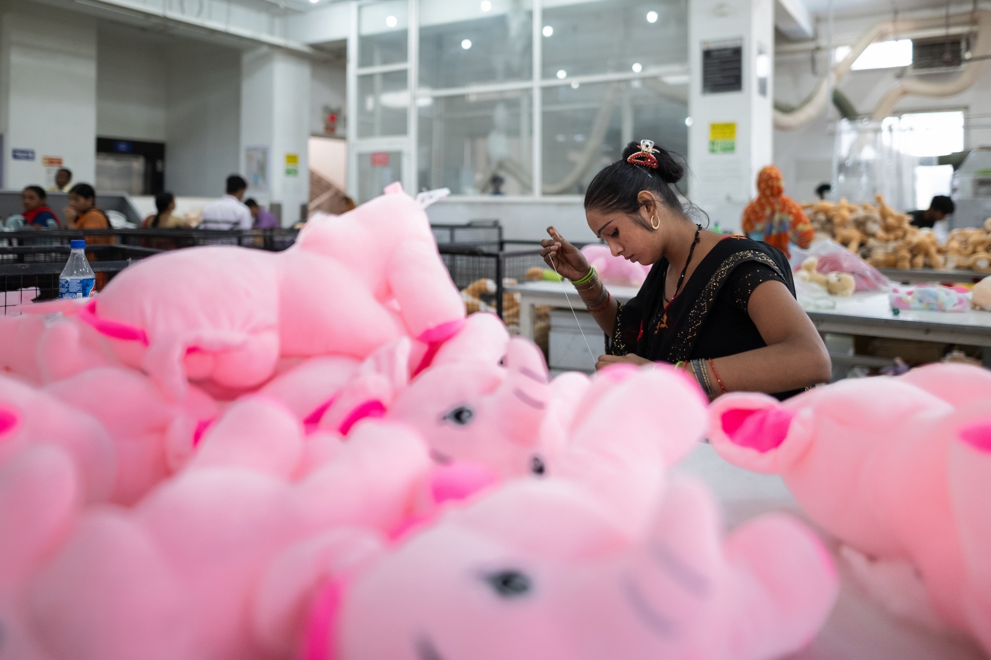 Fun Zoo Toys factory in Greater Noida, India.Photographer: Anindito Mukherjee/Bloomberg