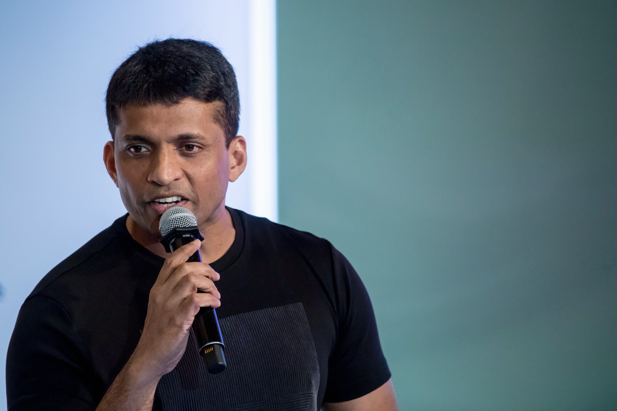 Byju Raveendran, founder and chief executive officer of Think and Learn Pvt.Photographer: Paul Yeung/Bloomberg