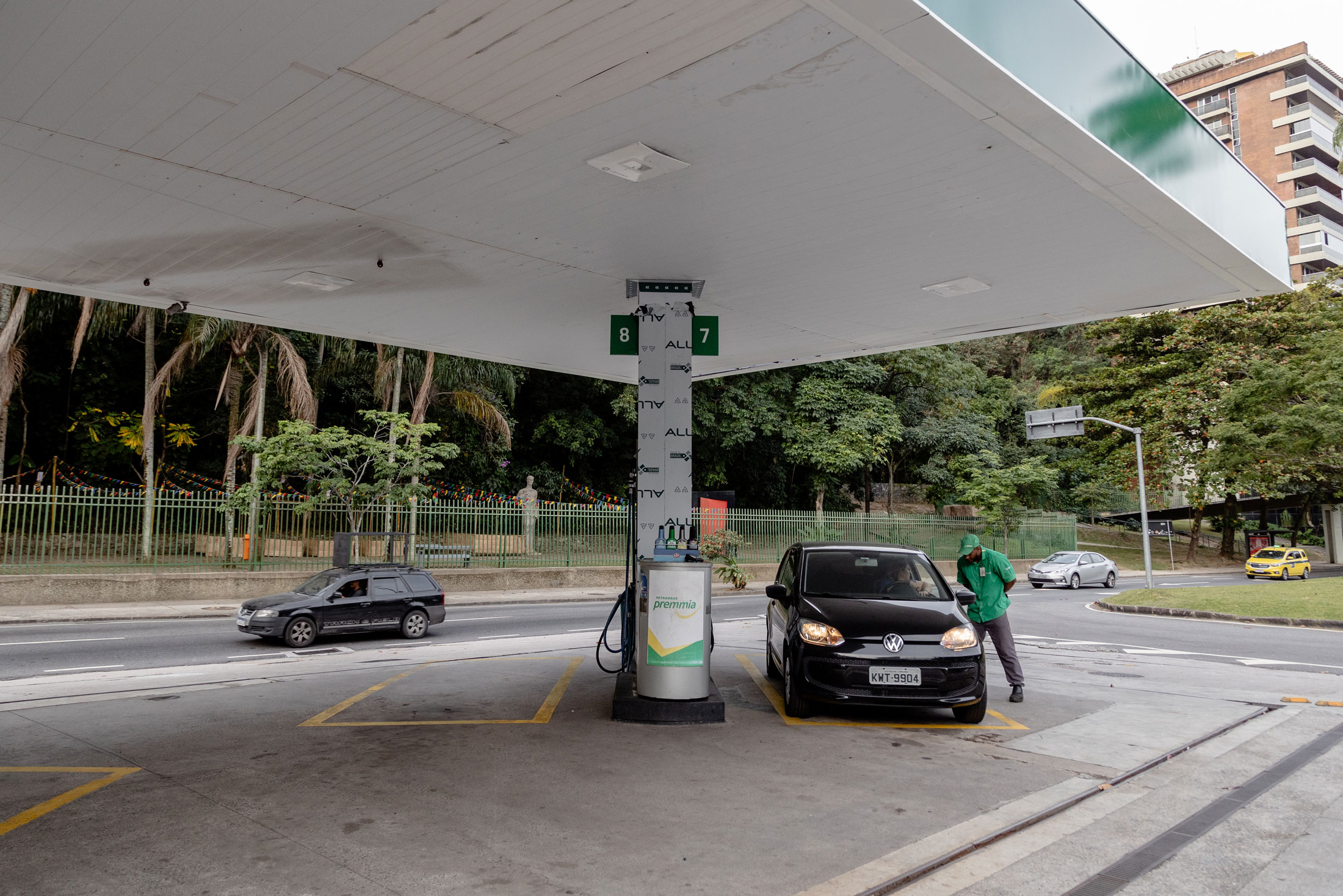 Brazil's pro-ethanol regulations include lower taxes than gasoline at the pump.Photographer: Maria Magdalena Arrellaga/Bloomberg