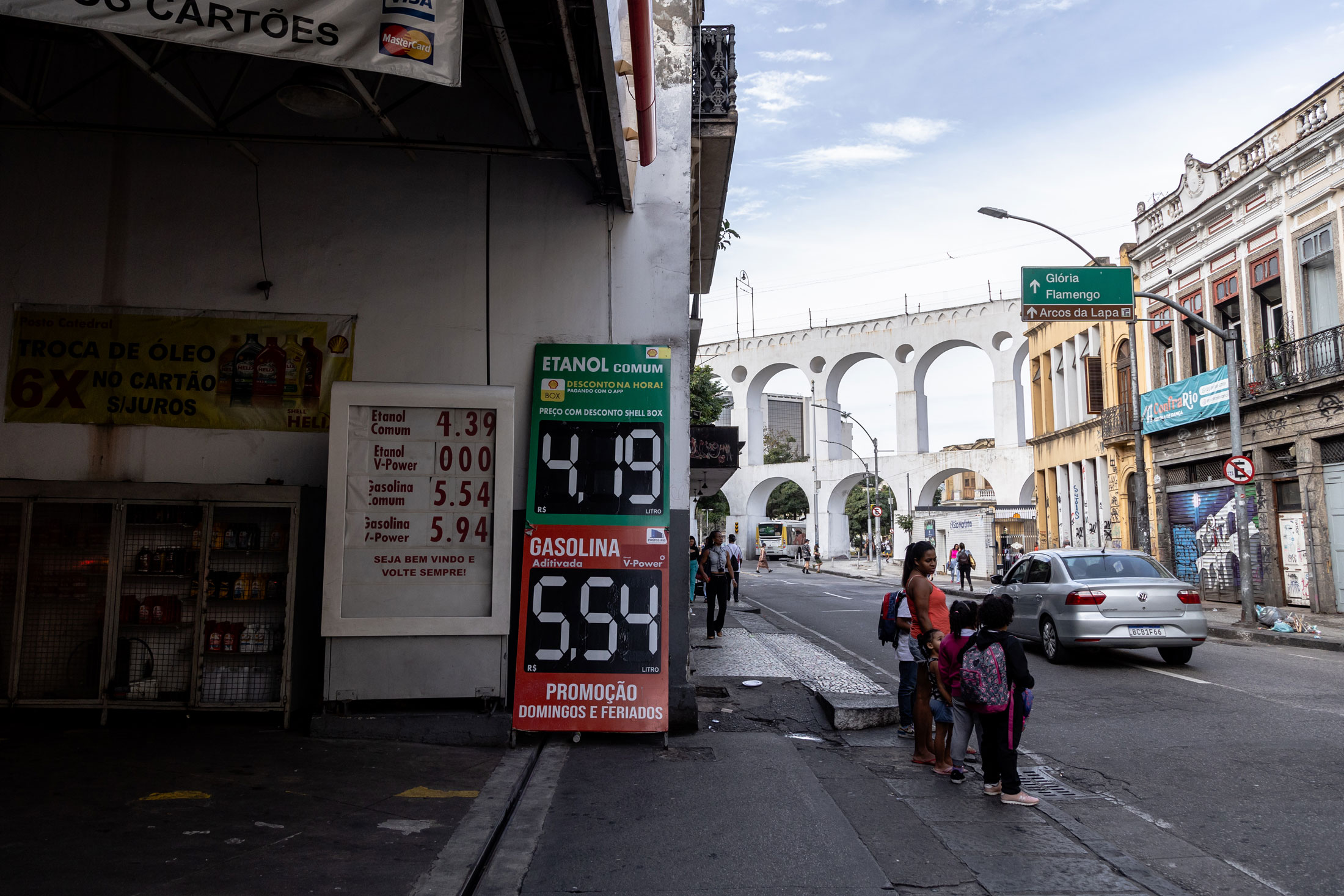 A common rule of thumb is that selecting ethanol at the pump only makes sense when it's priced below 70% of the cost of gasoline.Photographer: Maria Magdalena Arrellaga/Bloomberg