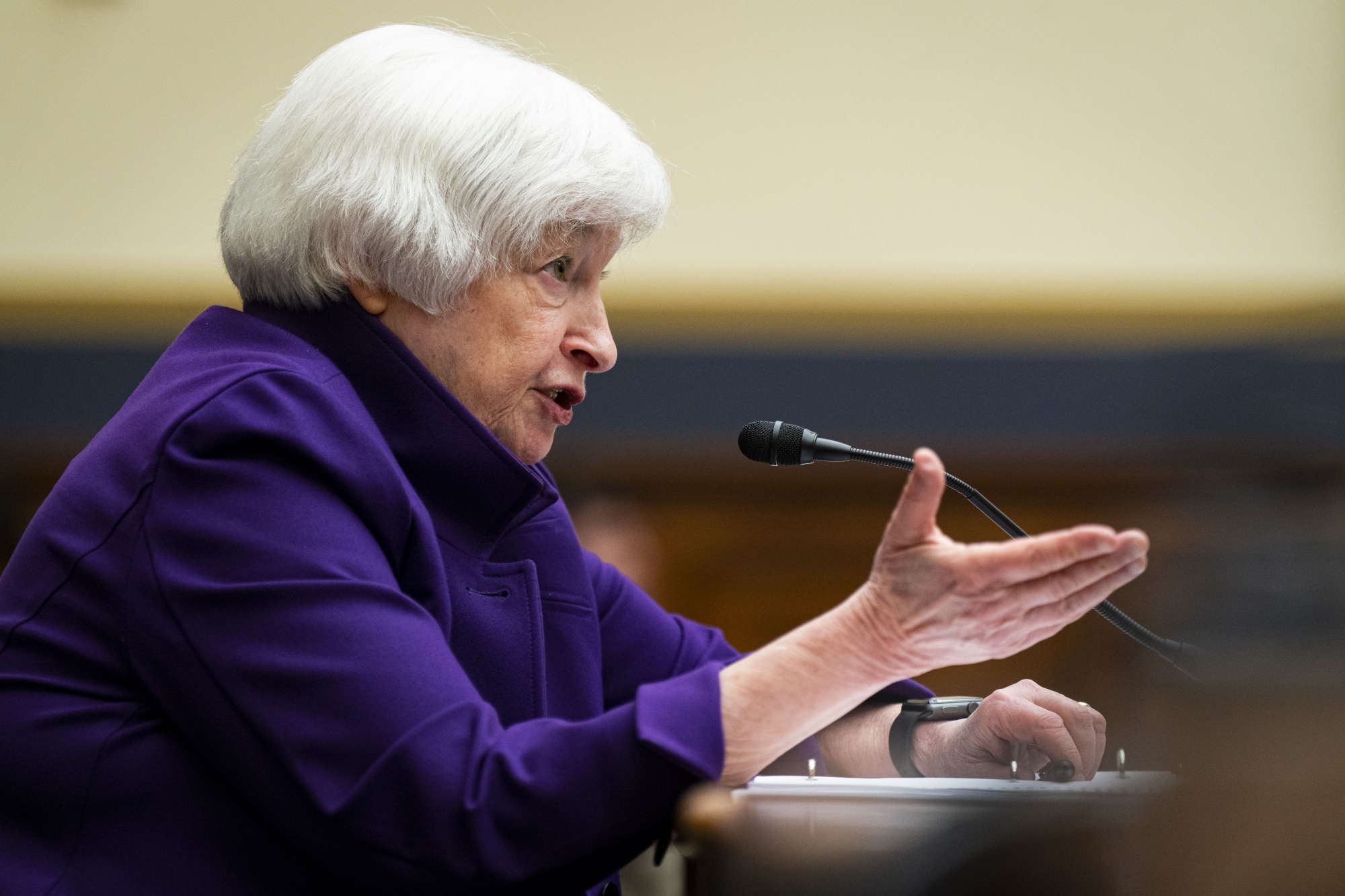 US Treasury Secretary Janet YellenPhotographer: Al Drago/Bloomberg