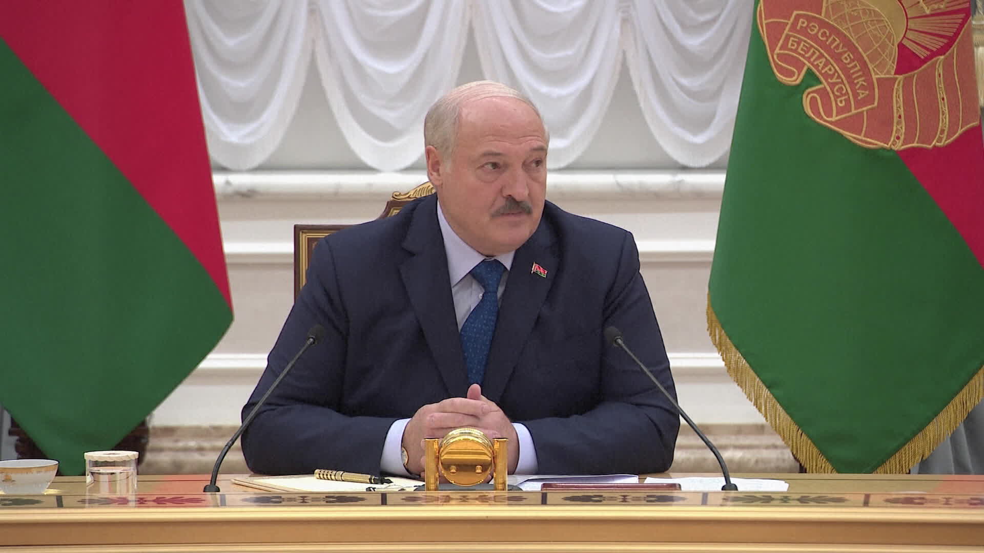 Β WATCH: Β Lukashenko says Yevgeny Prigozhin is in St. Petersburg and could possibly travel to Moscow, βbut he's not on Belarus' territory.β Β Source: Bloomberg