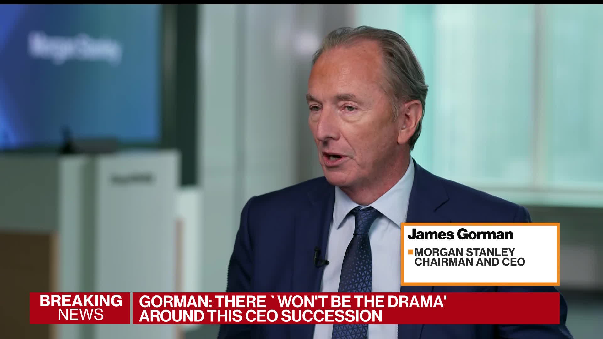 WATCH: Morgan Stanley Chair and CEO James Gorman comments on the current investment banking environment and says deals will “start getting done.”Source: Bloomberg