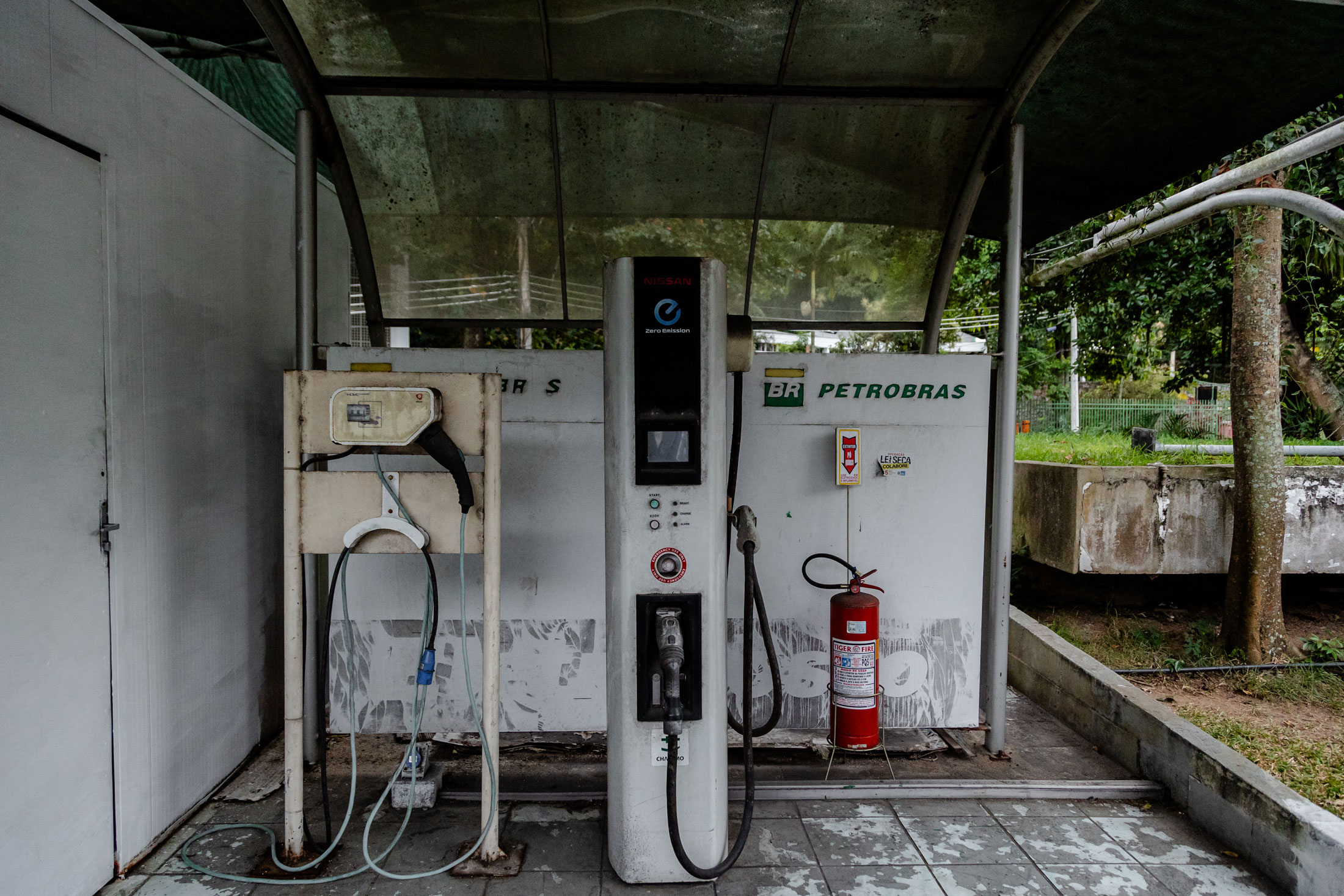 Brazil only had one public charger per 12.9 EVs at the end of 2020, BloombergNEF estimates, compared to one for every 5.4 in China, or every 3 in the Netherlands. Photographer: Maria Magdalena Arrellaga/Bloomberg