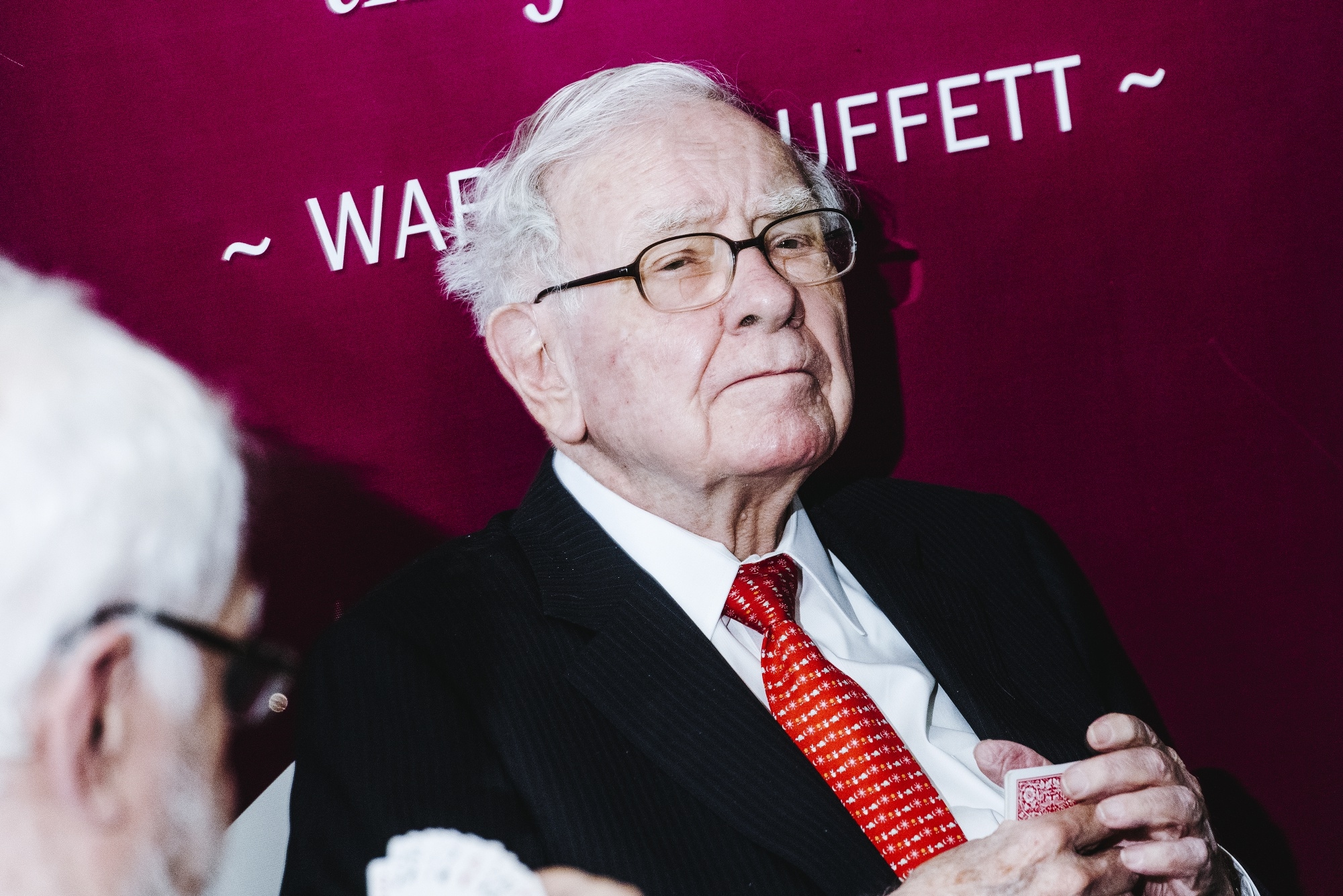 Warren Buffett, chairman and chief executive officer of Berkshire Hathaway Photographer: Houston Cofield/Bloomberg