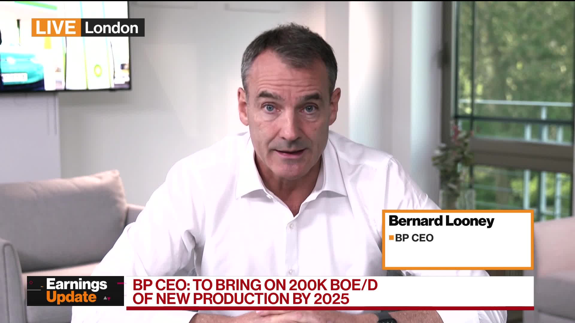 WATCH: CEO Bernard Looney discusses shareholder returns, gas trading and oil prices.Source: Bloomberg