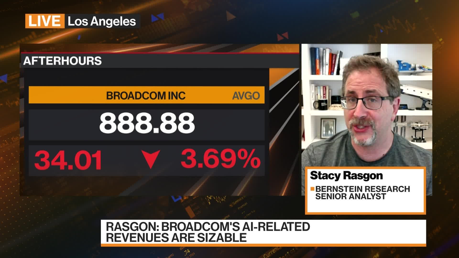 WATCH: Stacy Rasgon, Bernstein Research senior analyst, reacts to Broadcom earnings. Source: Bloomberg
