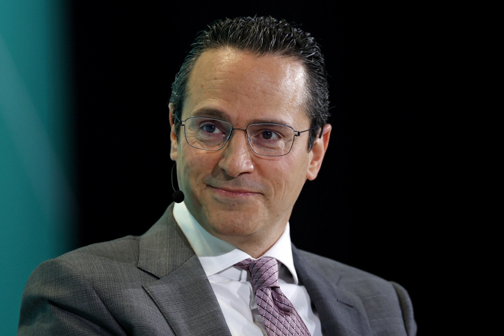 Shell CEO Wael Sawan at a conference in Houston on March 9.Photographer: Aaron M. Sprecher/Bloomberg