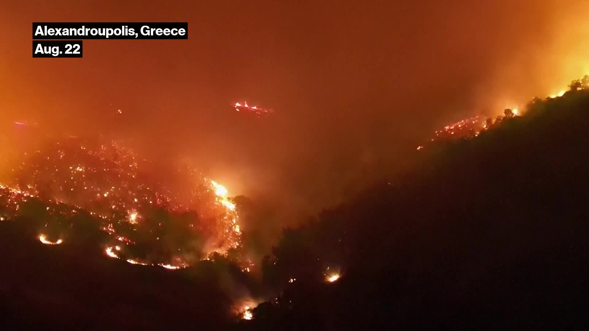 WATCH: Firefighters are struggling to contain wildfires across Greece.Source: Bloomberg