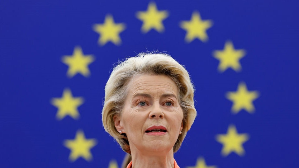 WATCH: “Global markets are now flooded with cheaper Chinese electric cars,” Von der Leyen says.Source: Bloomberg