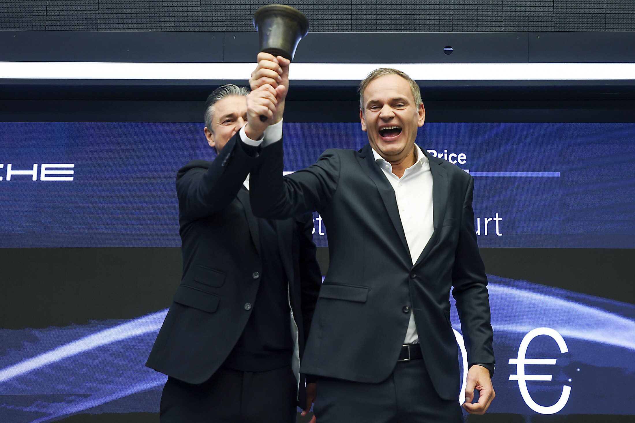 Blume during the Porsche IPO at the Frankfurt Stock Exchange in September 2022.Photographer: Alex Kraus/Bloomberg