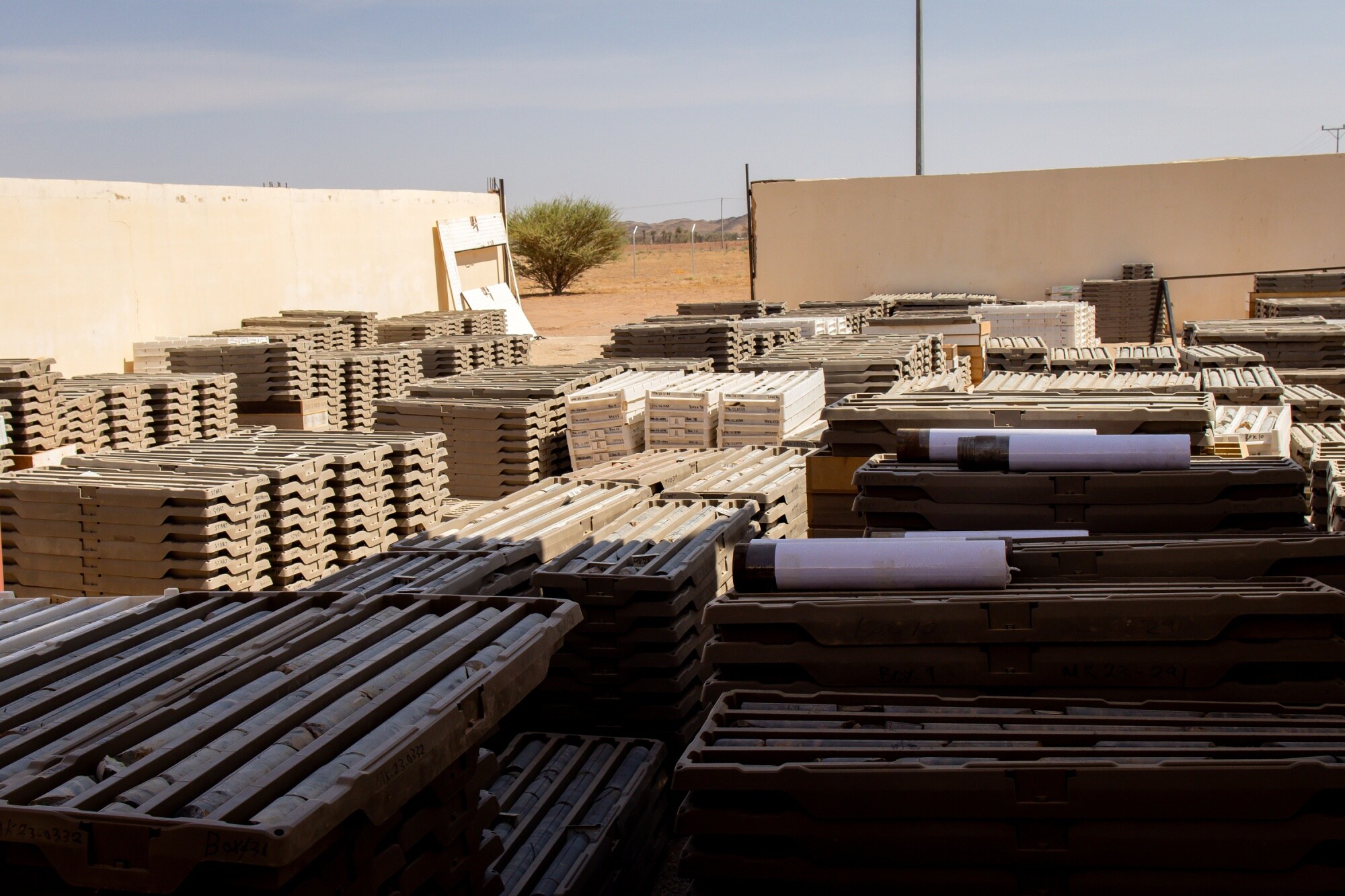 If everything comes to fruition, by 2025 the Khnaiguiyah site will be producing metals including 100,000 tons a year of zinc and 10,000 tons of copper in its first phase.Photographer: Tasneem Alsultan/Bloomberg