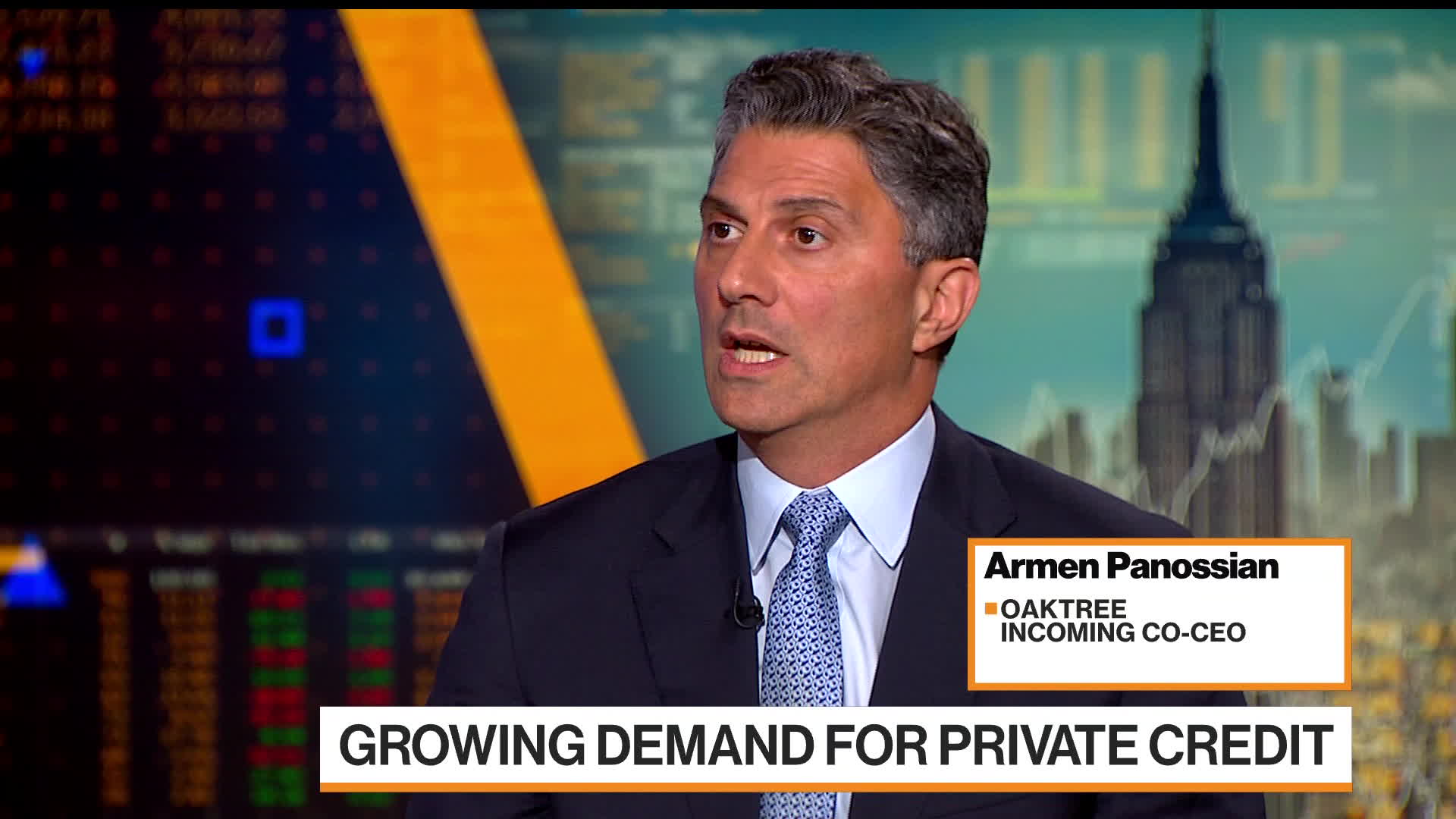 WATCH: Oaktree's Armen Panossian talks about demand in the private credit market.Markets: The Close.”
