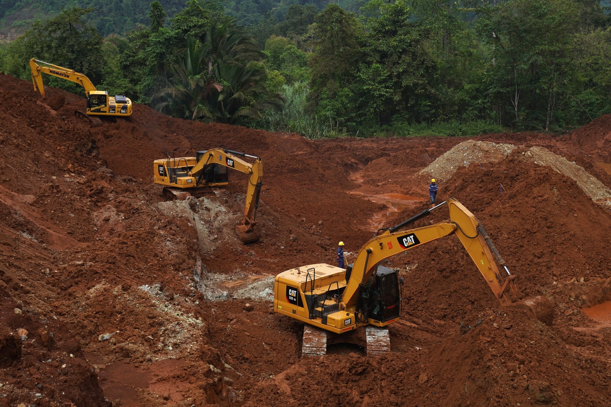 A Central Sulawesi nickel mine. Captive coal plants have propelled an industrial boom and made Indonesia a major supplier of minerals for clean-energy technologies.Photographer: Dimas Ardian/Bloomberg