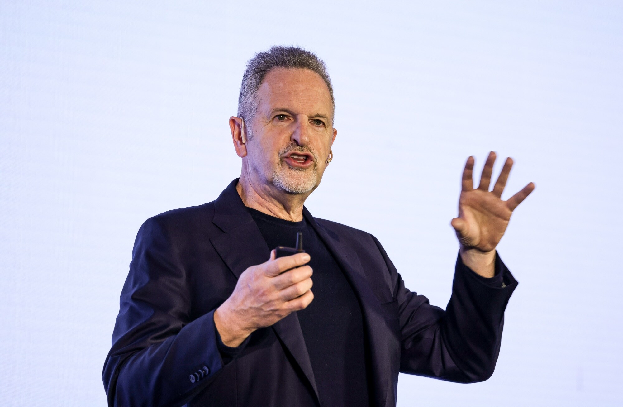 Rene Haas, Arm CEO, is looking to expand beyond the smartphone market into AI applicationsPhotographer: I-Hwa Cheng/Bloomberg