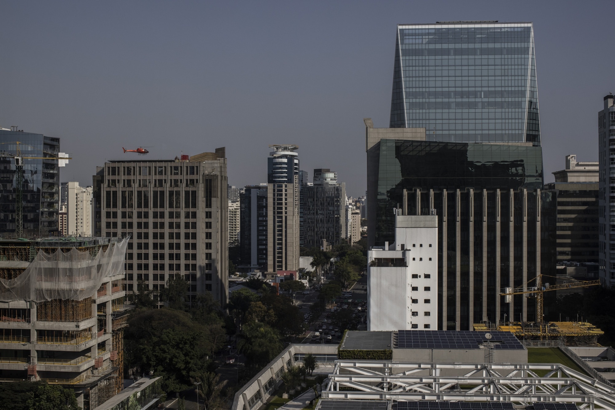 Buildings on Faria Lima Avenue in the financial district of Sao PauloPhotographer: Victor Moriyama/Bloomberg