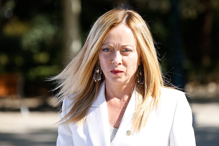 Giorgia MeloniPhotographer: Marcelo del Pozo/Getty Images