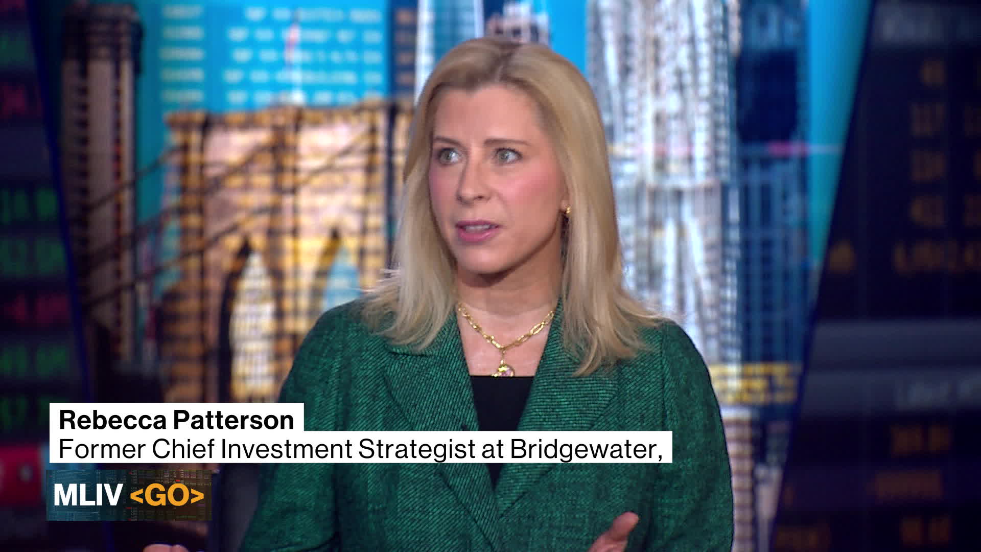 Rebecca Patterson, former Chief Investment Strategist at Bridgewater, Sophia Drossos, Point 72 Economist and Strategist, Eddie van der Walt, Bloomberg MLIV and Ira Jersey, Bloomberg Intelligence, discuss the MLIV QOD: What Landing?Bloomberg