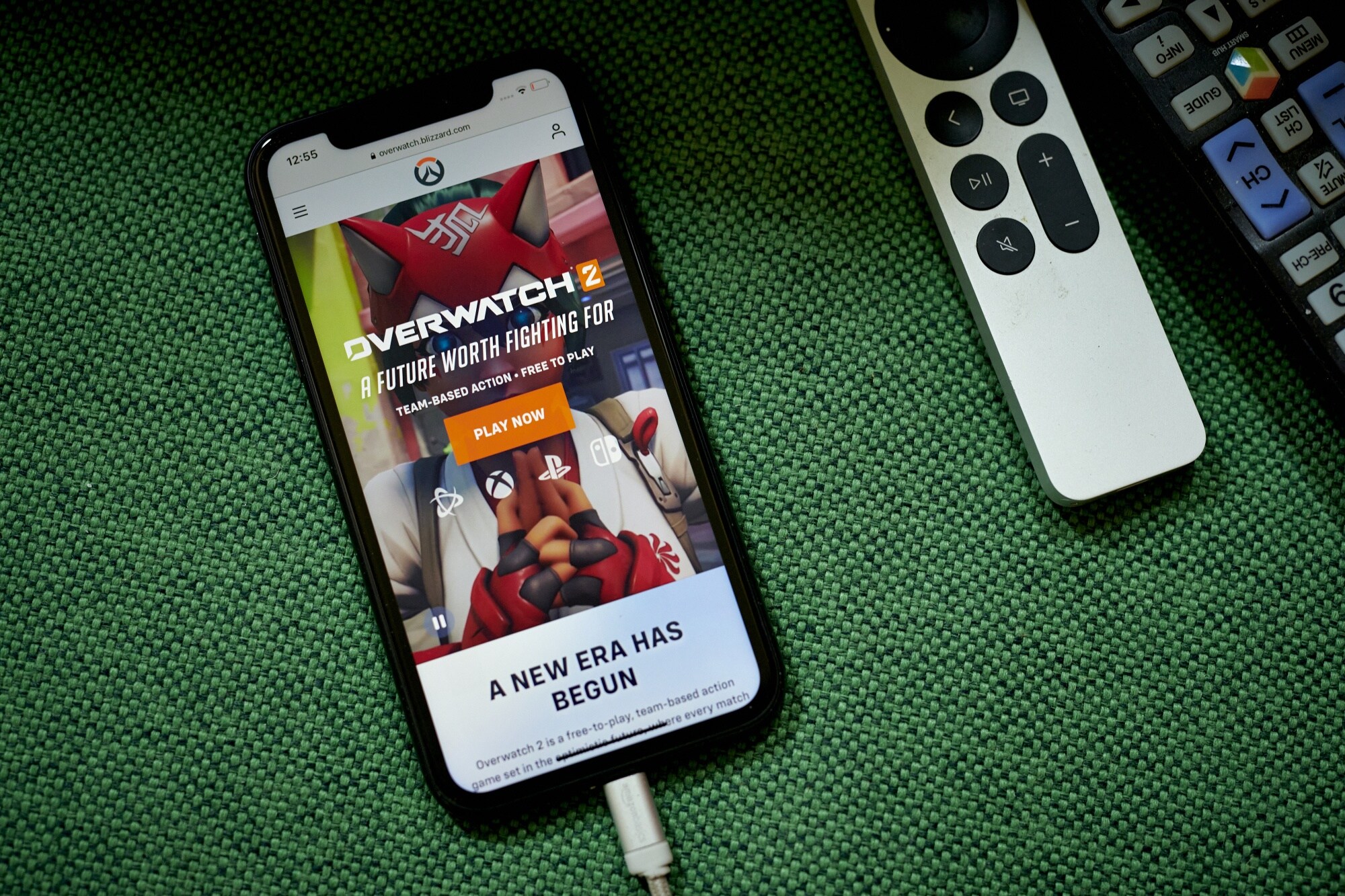 The Activision Blizzard Overwatch website.Photographer: Gabby Jones/Bloomberg