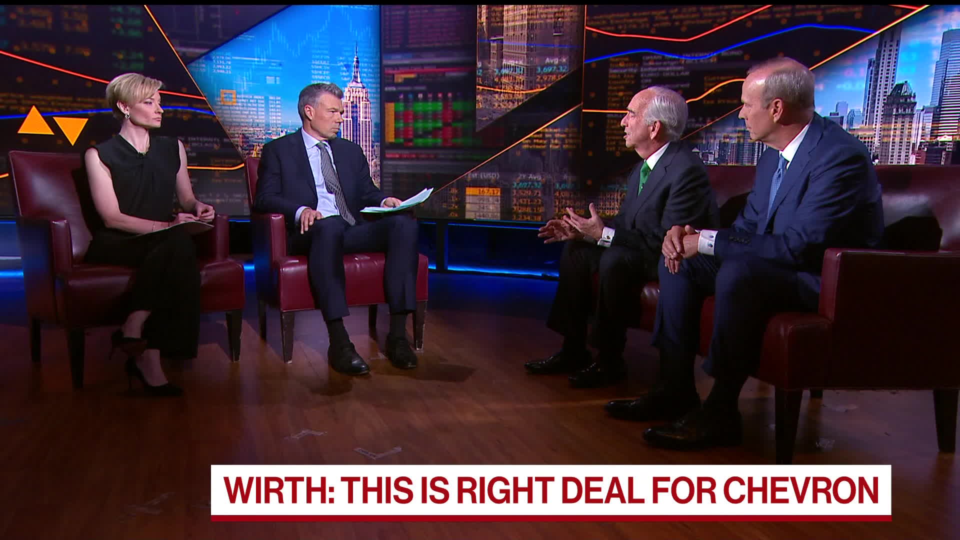 WATCH: Chevron Corp. CEO Mike Wirth and Hess Corp. CEO John Hess talk about their $53 billion merger.Source: Bloomberg