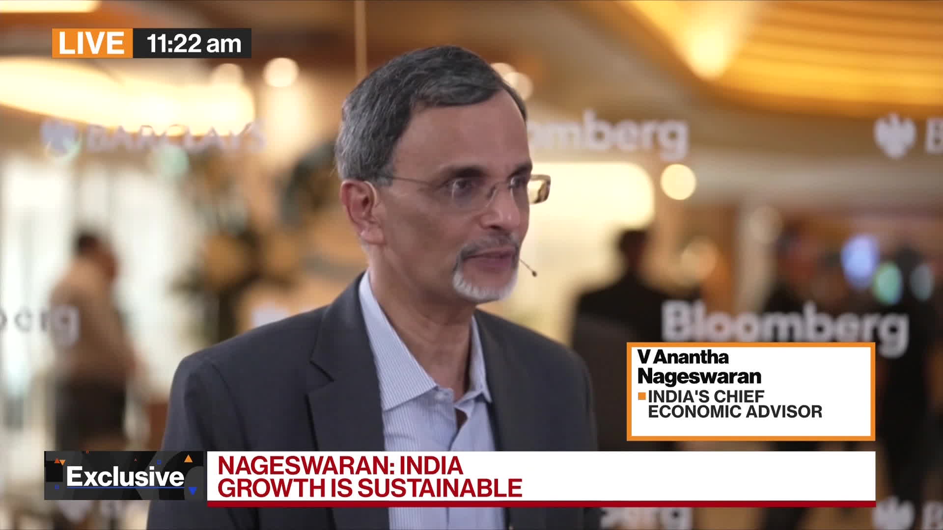 WATCH: V Anantha Nageswaran, chief economic adviser to the Indian government, discusses the country's outlook, oil prices, monetary and fiscal policies.Source: Bloomberg