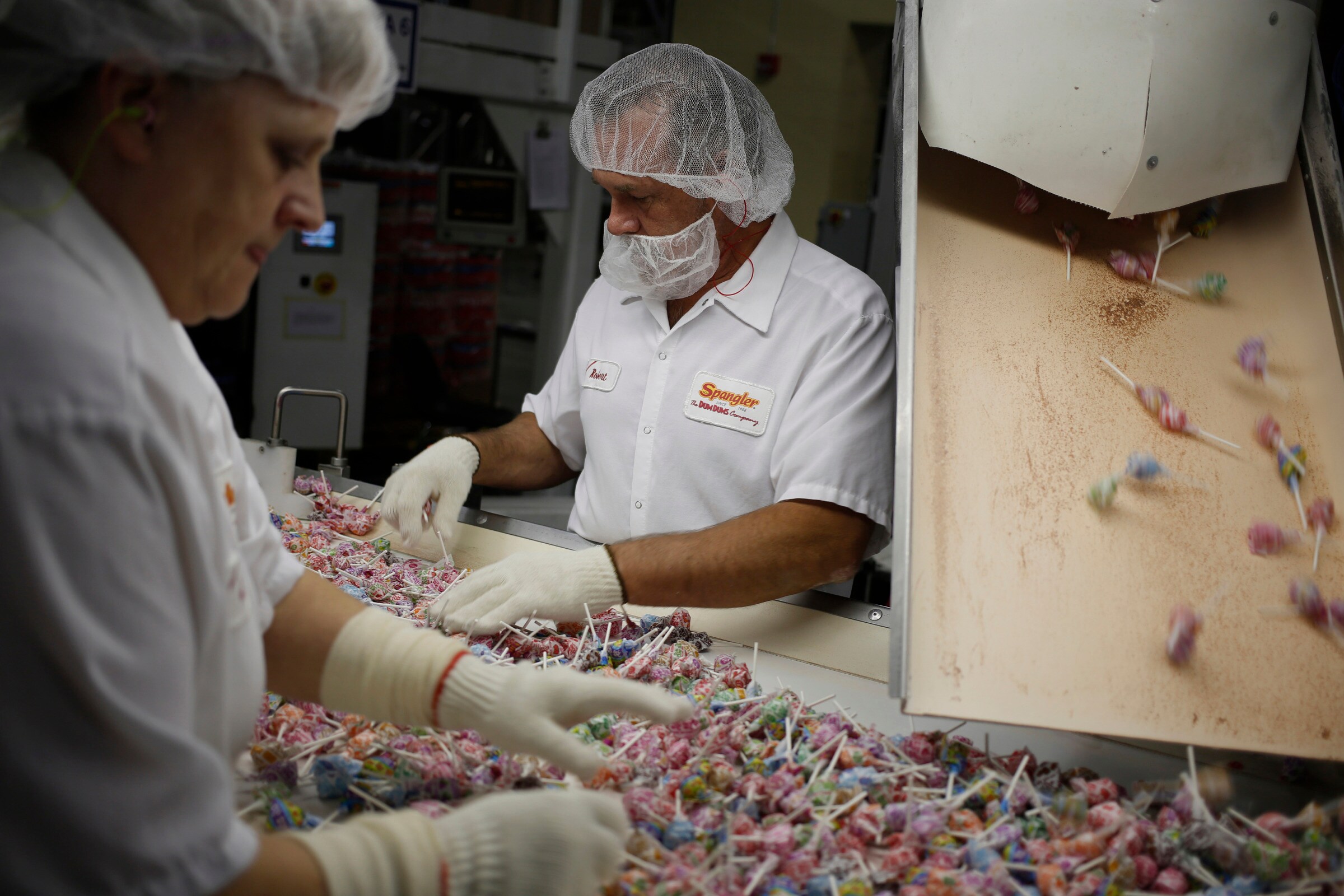 “We just found that it was better to just pay more for sugar and pass it along to the consumer than to be completely out of sugar,” said Kirk Vashaw, chief executive officer of Dum Dums lollipop maker Spangler Candy Co. Photographer: Luke Sharrett/Bloomberg