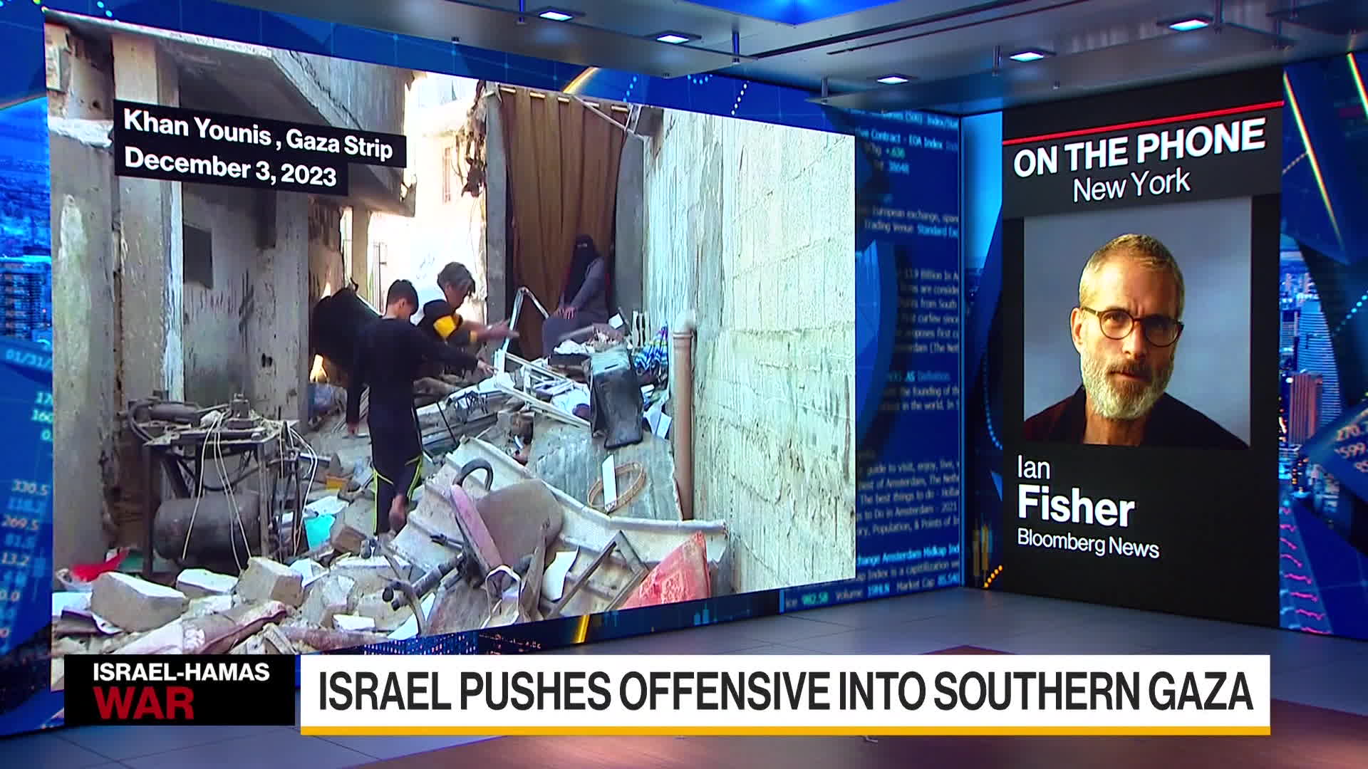 WATCH: Israel is pushing its offensive against Hamas into Southern Gaza after a temporay cease-fire that lasted seven days. Ian Fisher reports.Source: Bloomberg