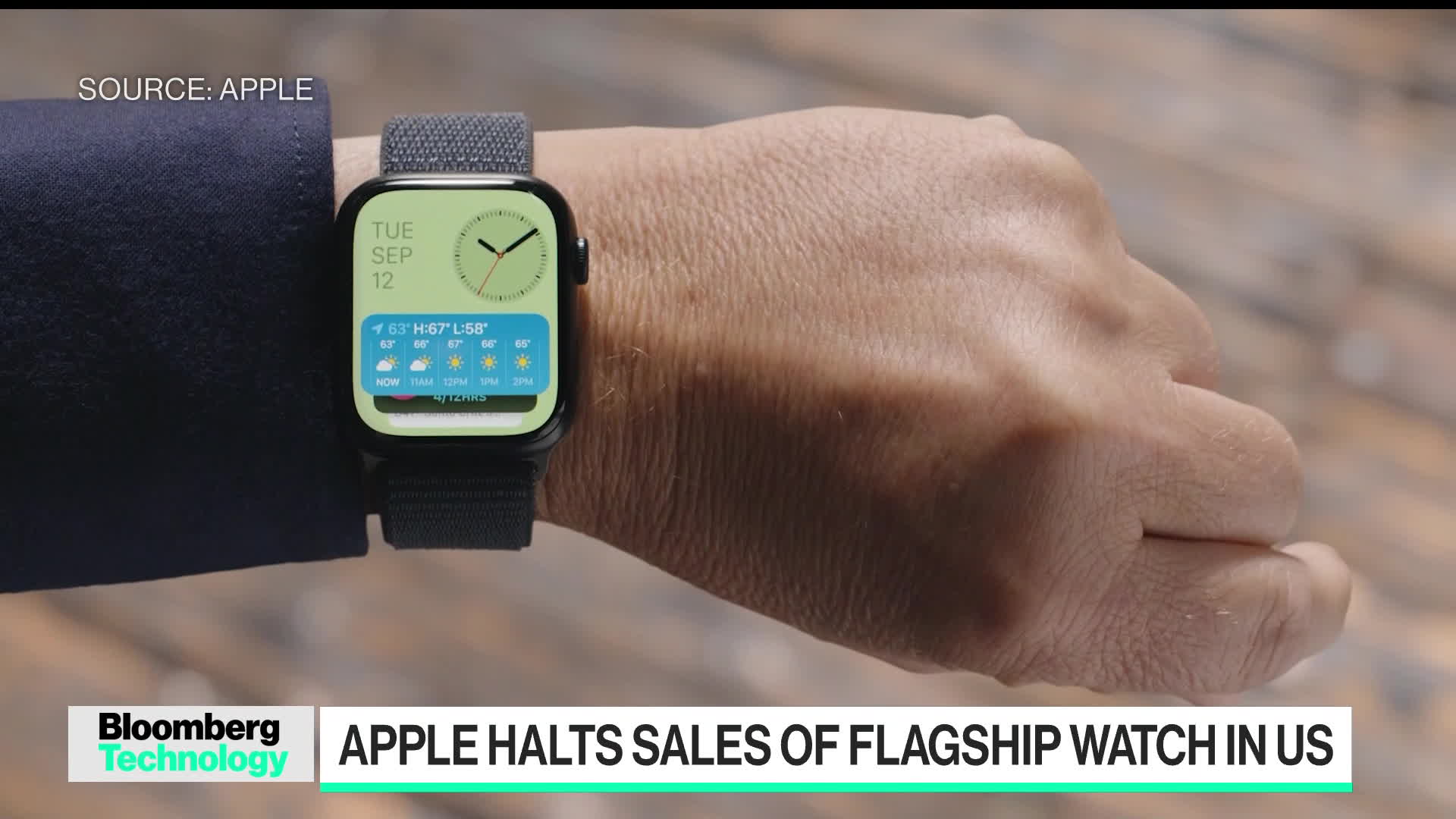 WATCH: Apple will stop selling some popular smartwatches.Source: Bloomberg
