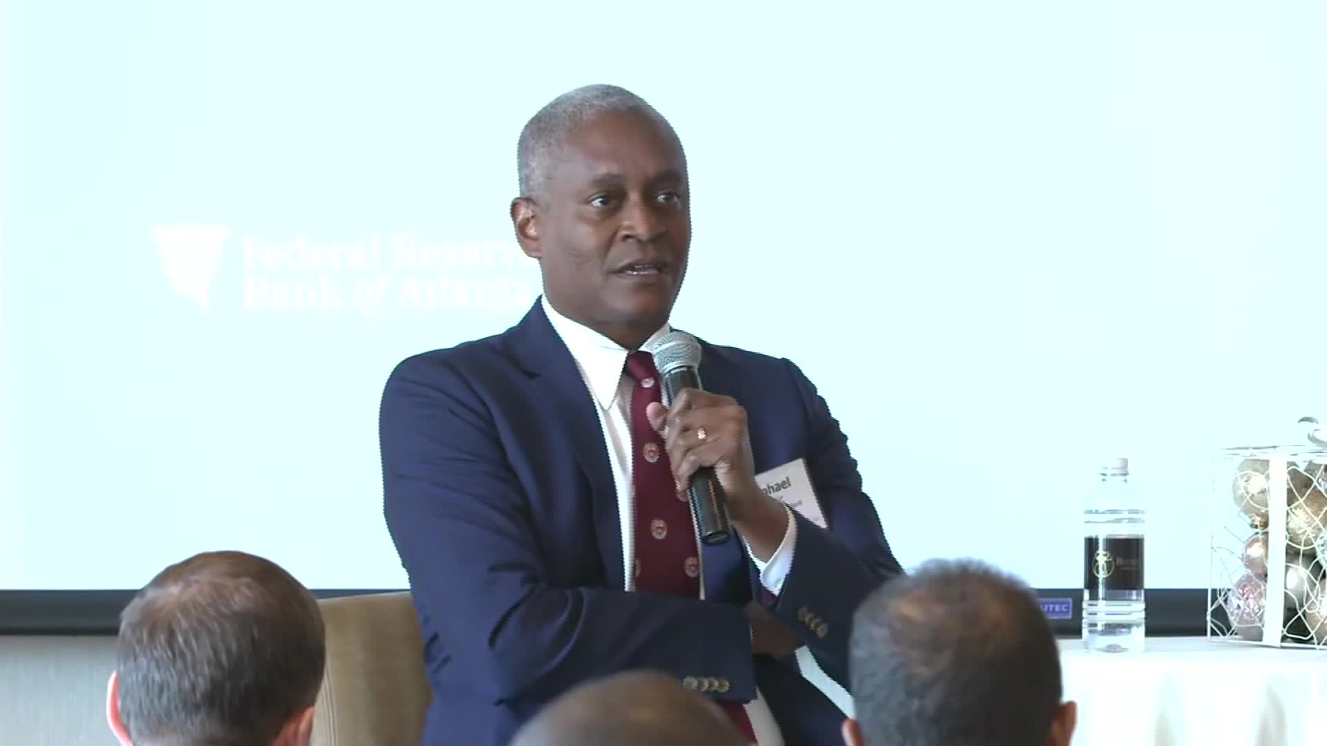 WATCH: Federal Reserve Bank of Atlanta President Raphael Bostic projects two rate cuts in the second half of 2024.Source: Bloomberg