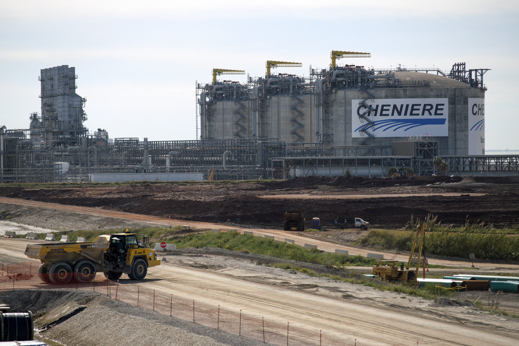 Cheniere's Corpus Christi Stage 3 expansion is part of the third and biggest wave of new liquefied natural gas supply to enter the global market.Photographer: Mark Felix/Bloomberg